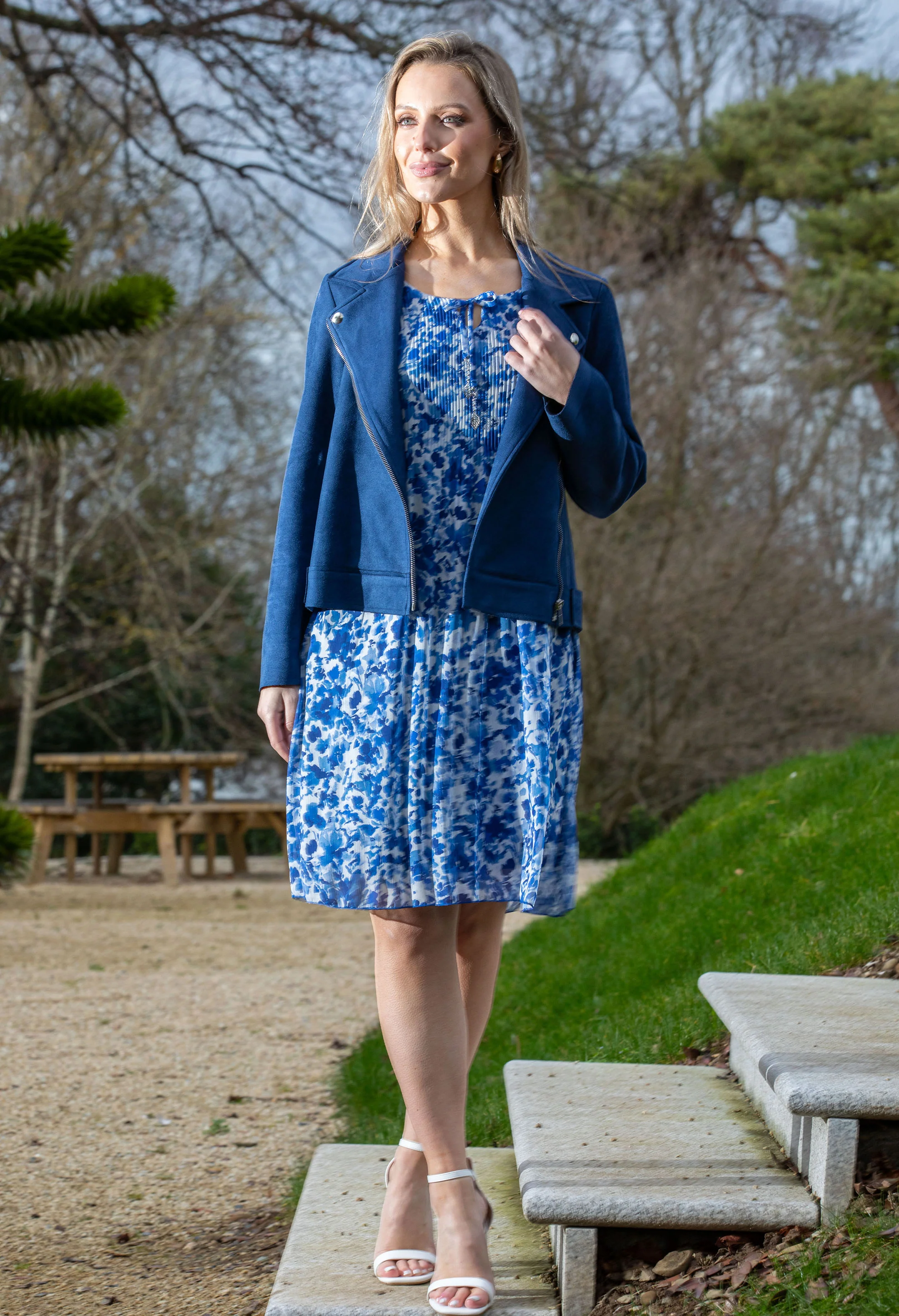 Suedette Biker Jacket - Image 5