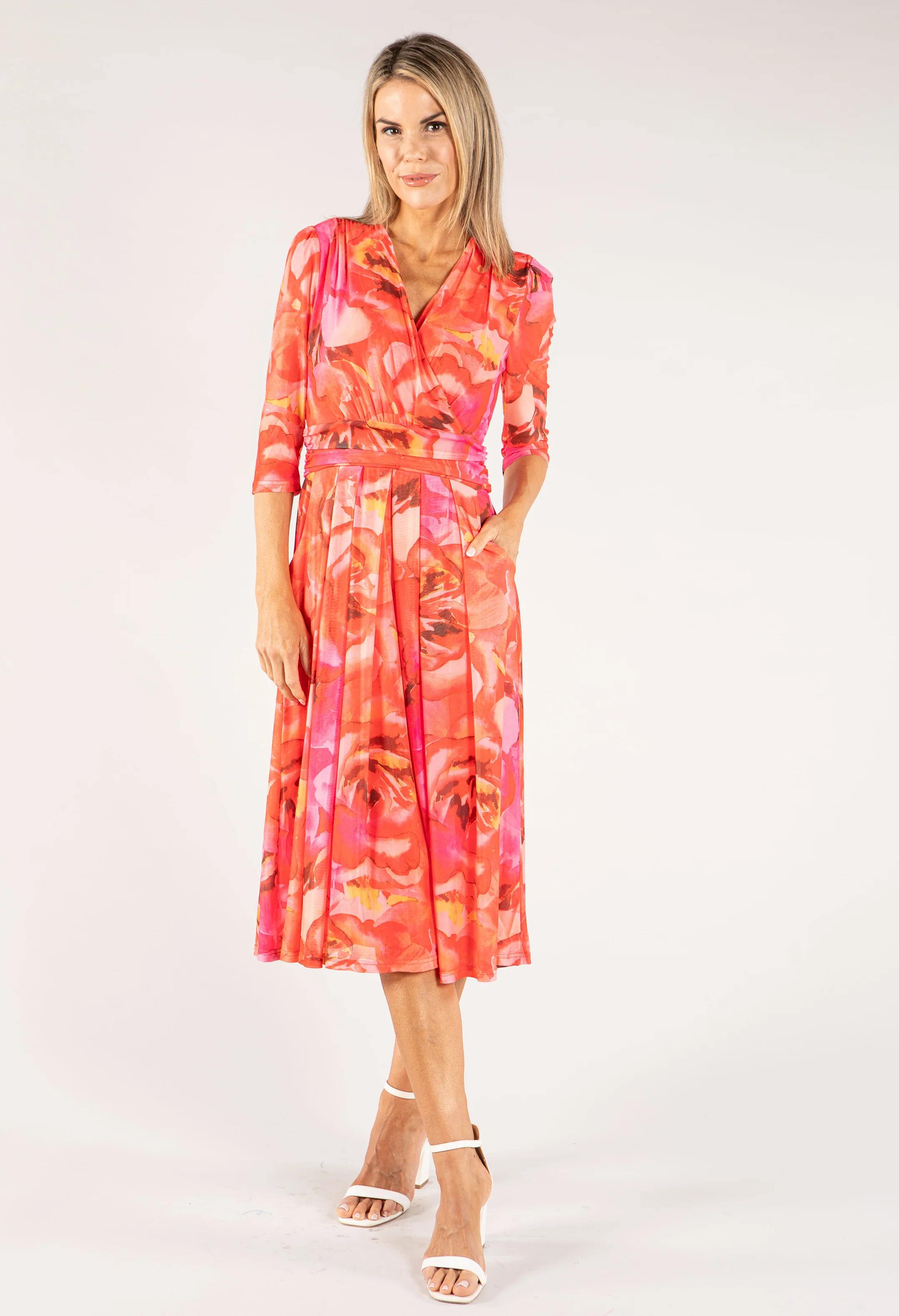 Sunset Floral Dress