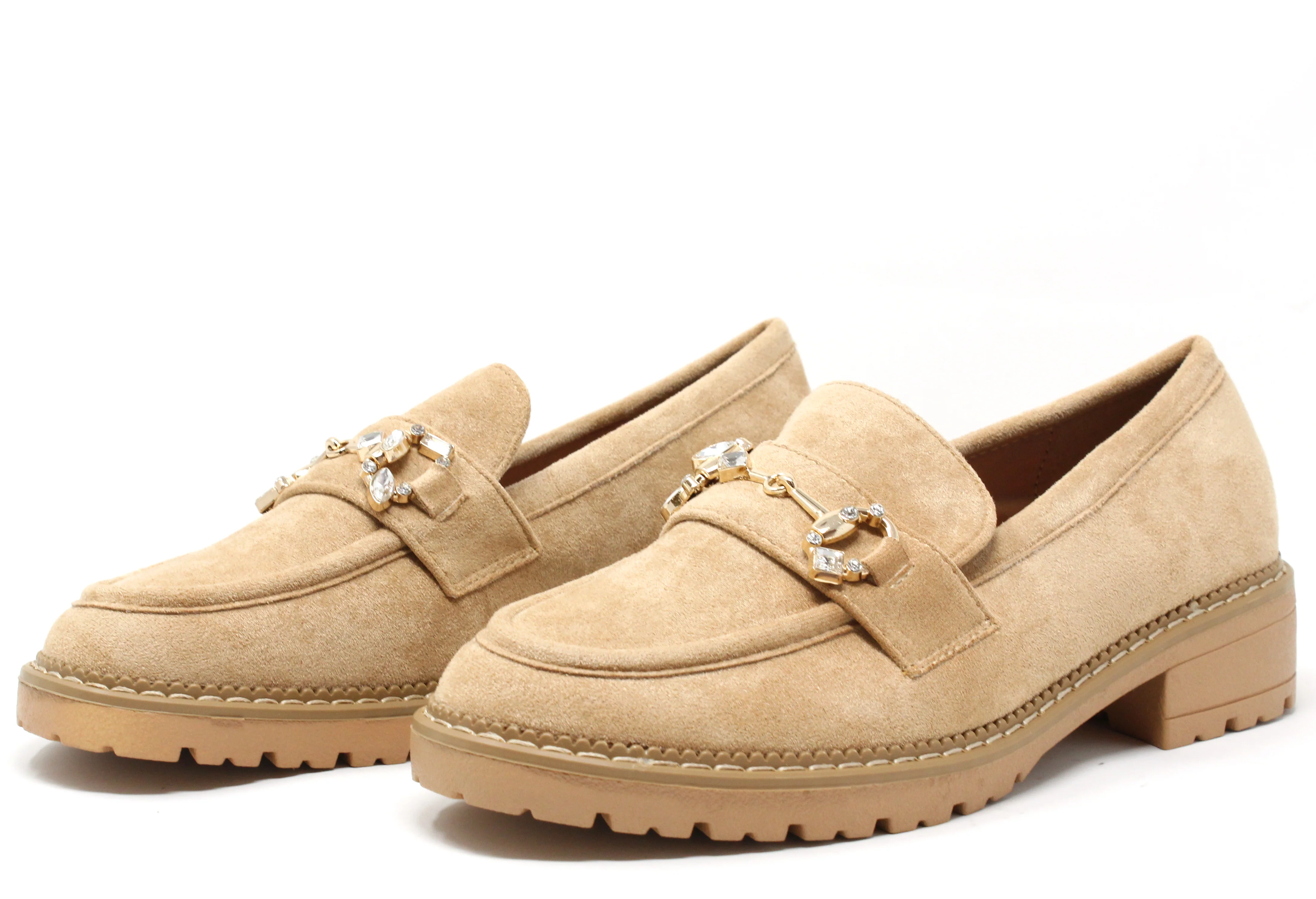 Teardrop Diamante Buckle Loafer - Image 3