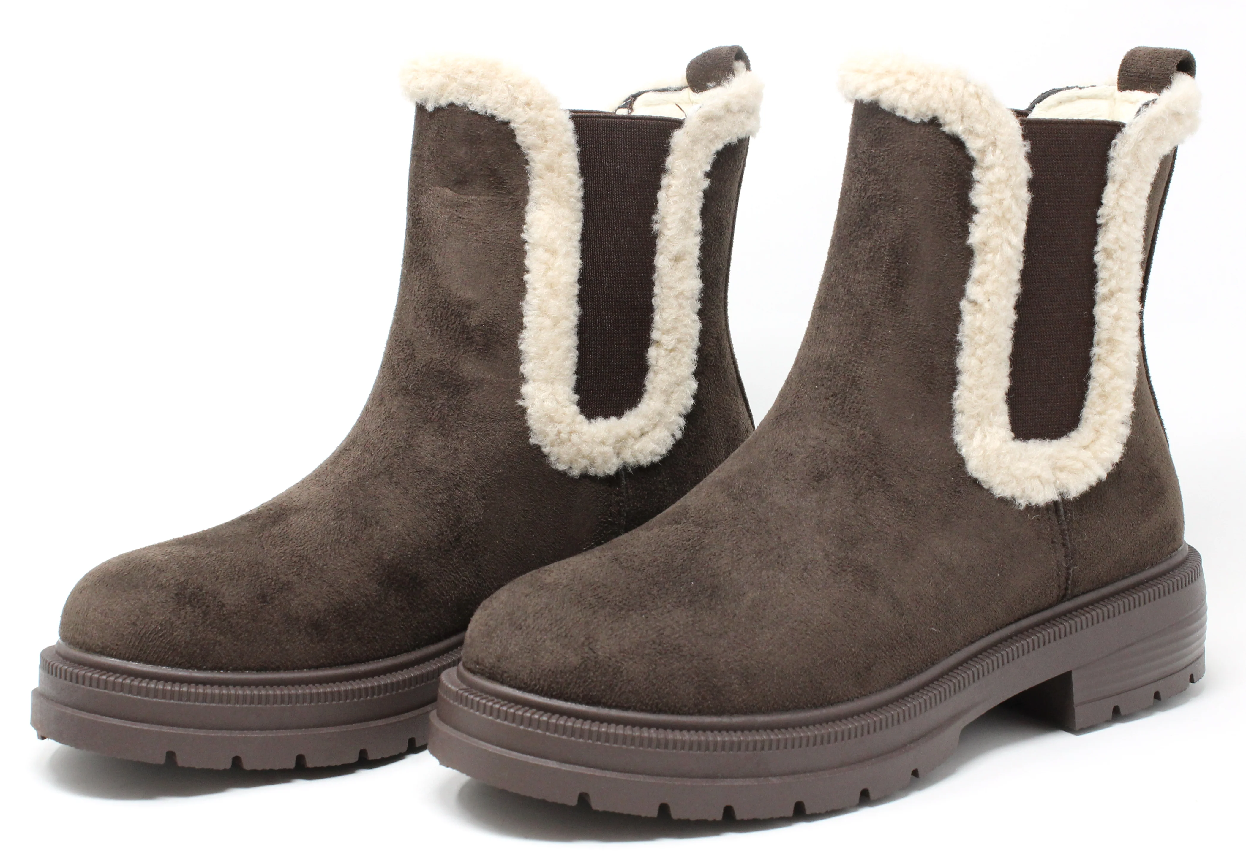Teddy Trim Chelsea Boots - Image 3