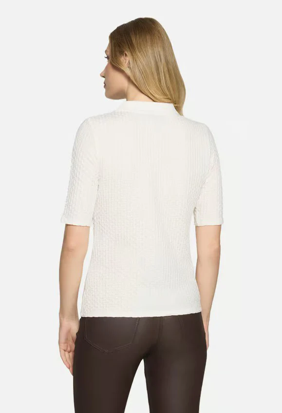 Textured Polo Shirt - Image 3