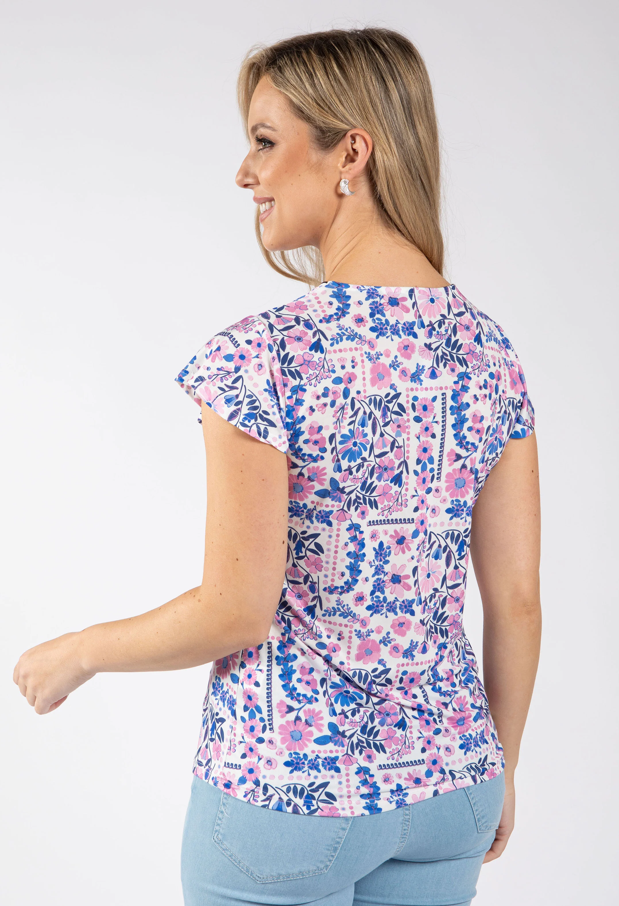 Tichy Floral Top - Image 5