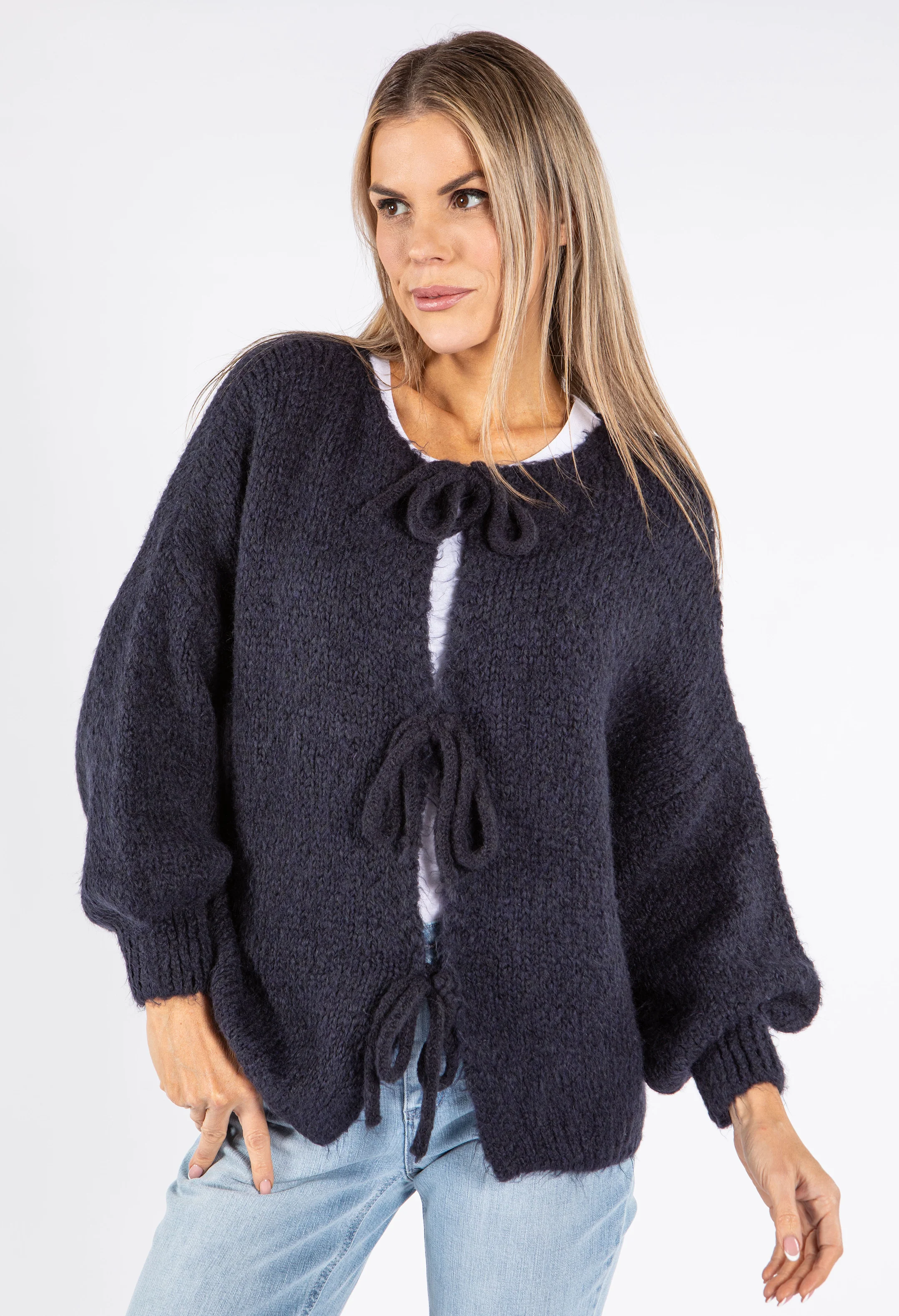 Tie Knit Cardigan - Image 7