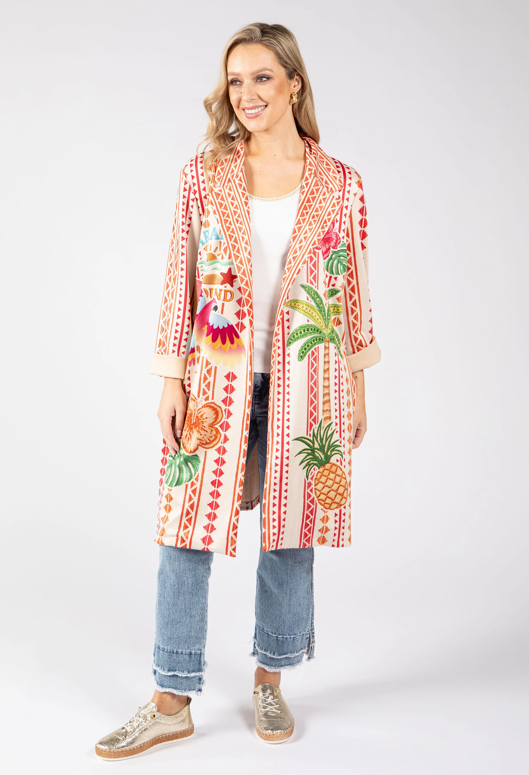 Tropical Longline Open Jacket - Image 2