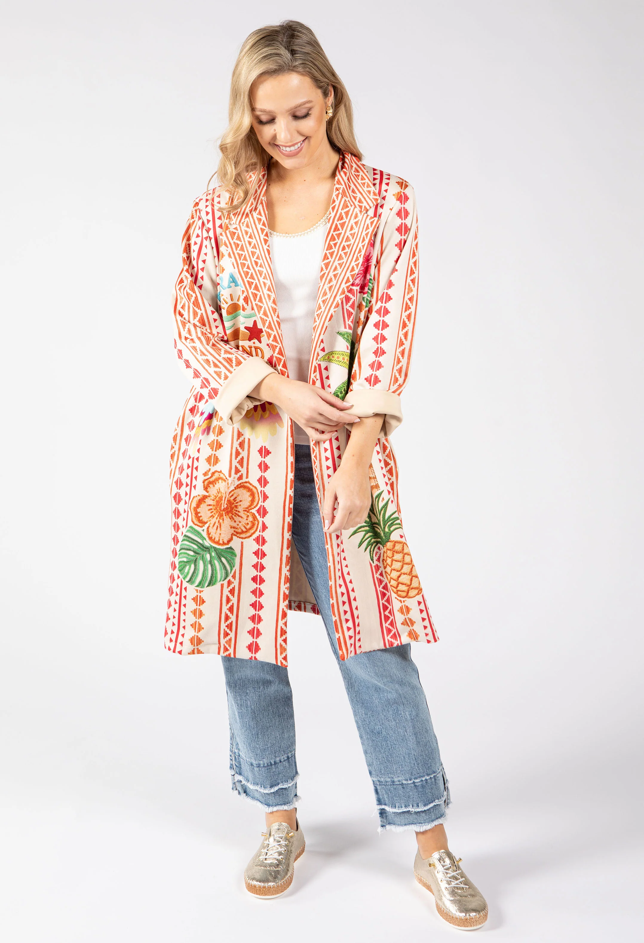 Tropical Longline Open Jacket - Image 3