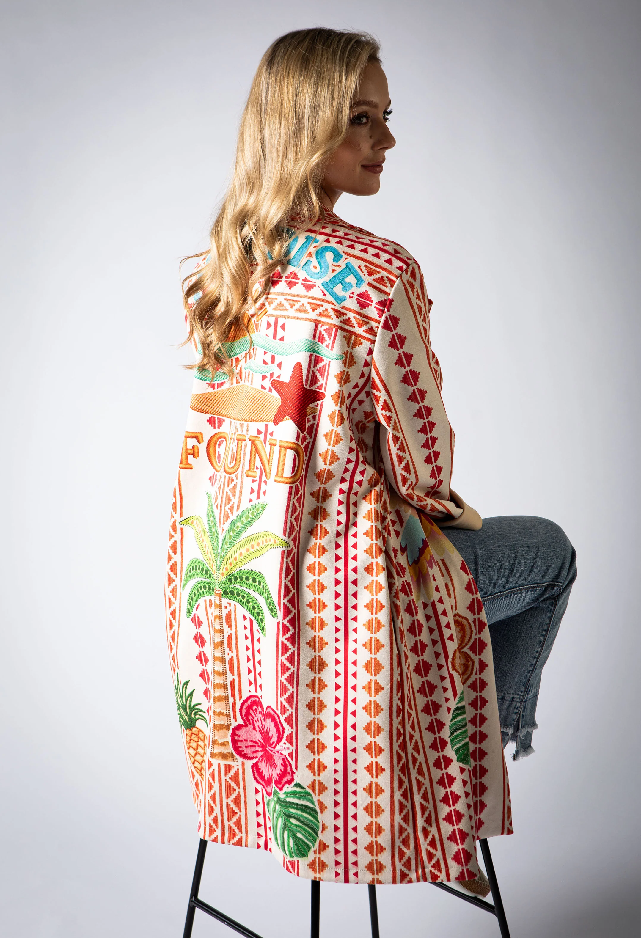 Tropical Longline Open Jacket - Image 4