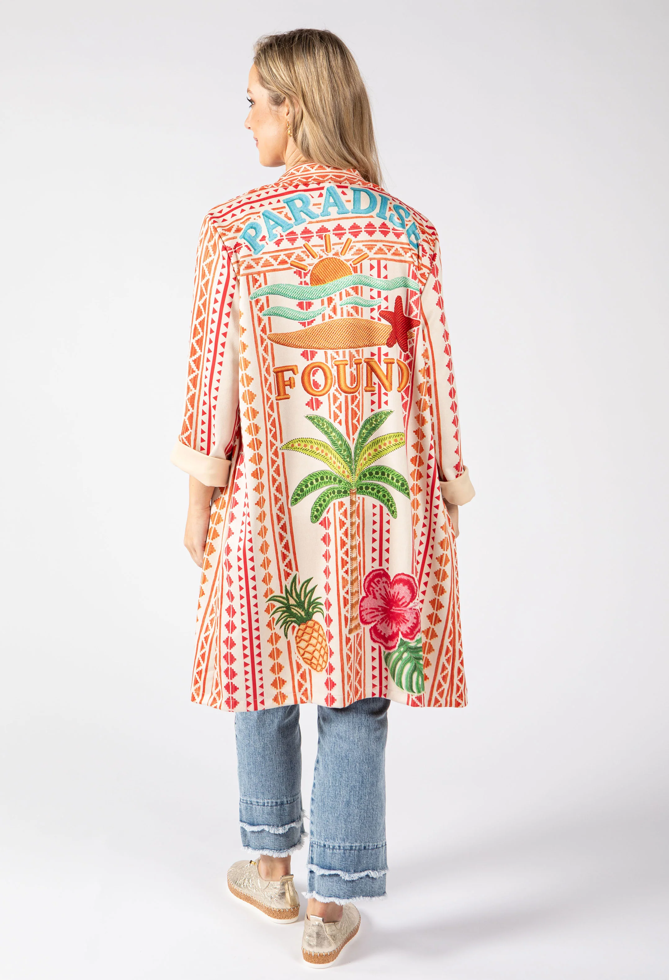 Tropical Longline Open Jacket - Image 6