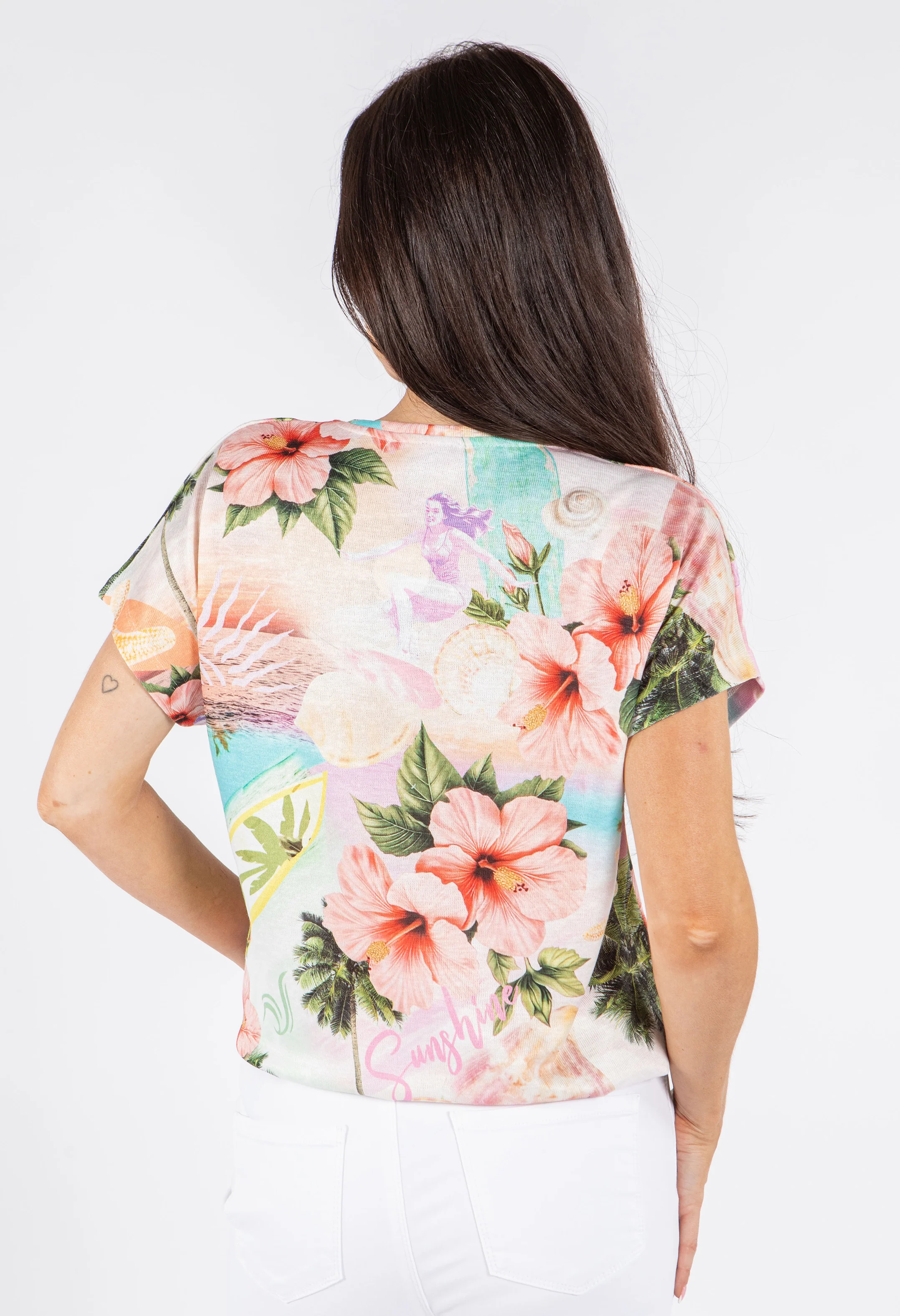 Tropical Print Top - Image 4