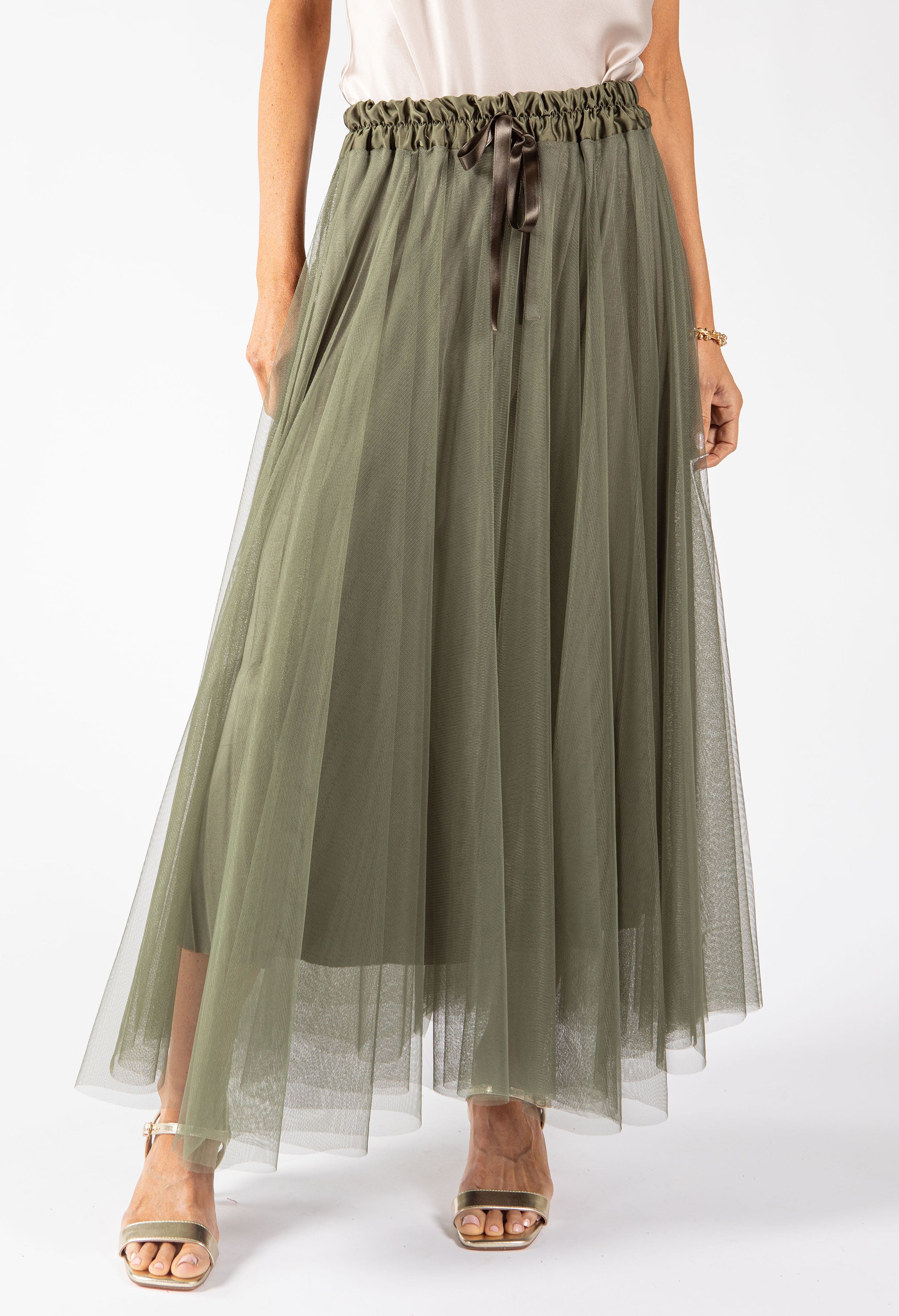 Tulle Midi Skirt - Image 12
