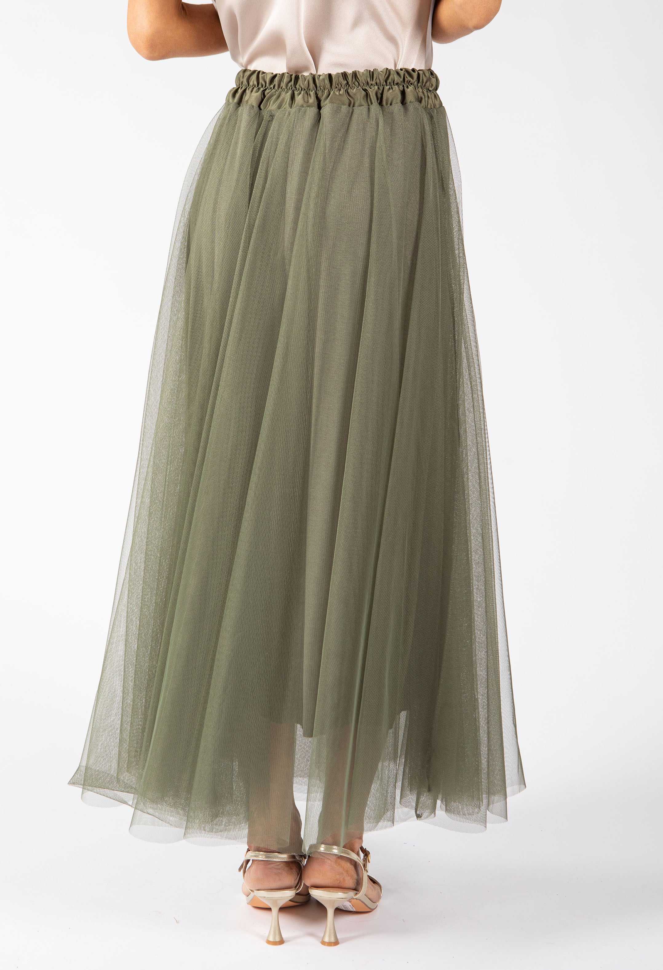 Tulle Midi Skirt - Image 14