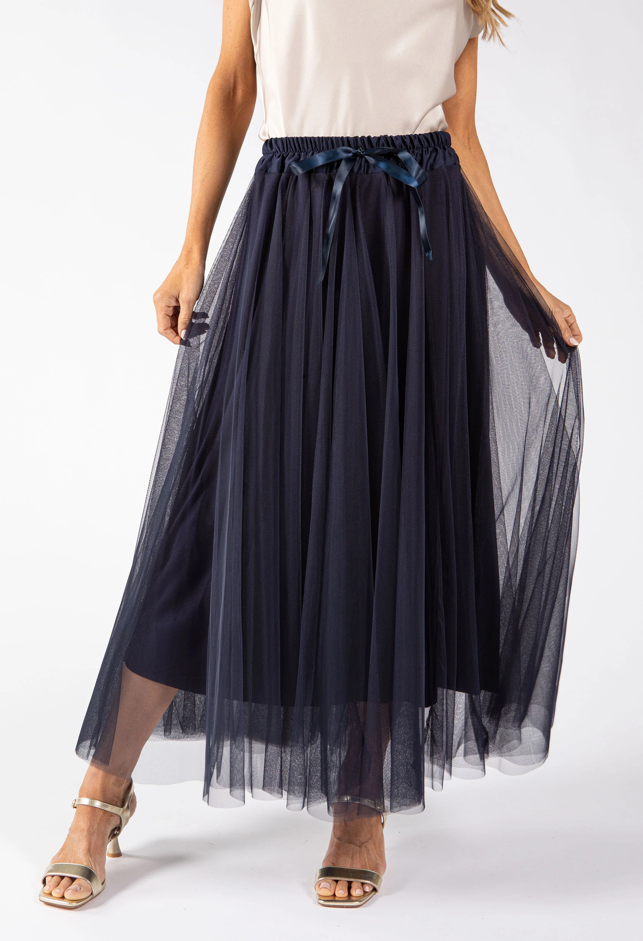 Tulle Midi Skirt - Image 17