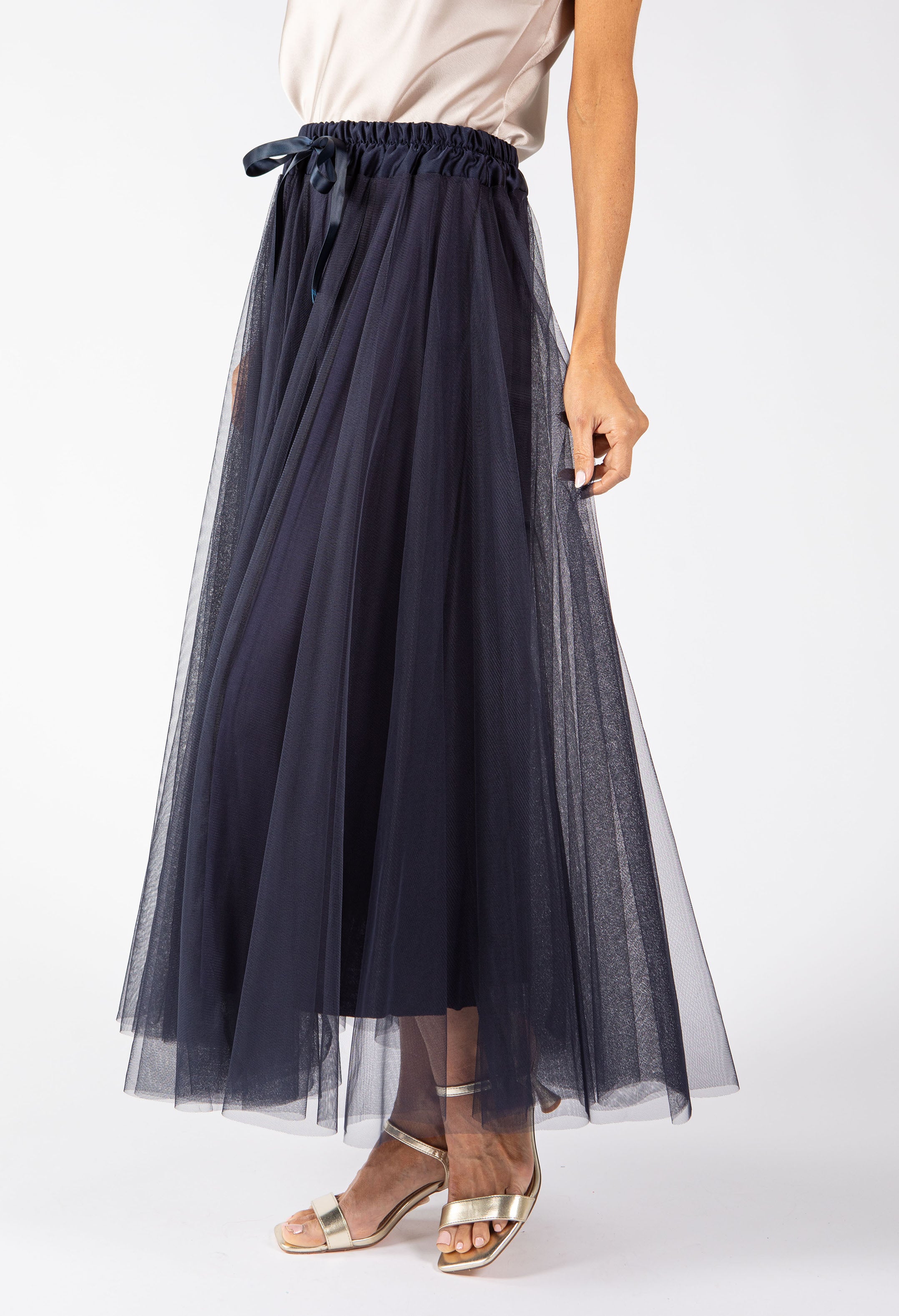 Tulle Midi Skirt - Image 18