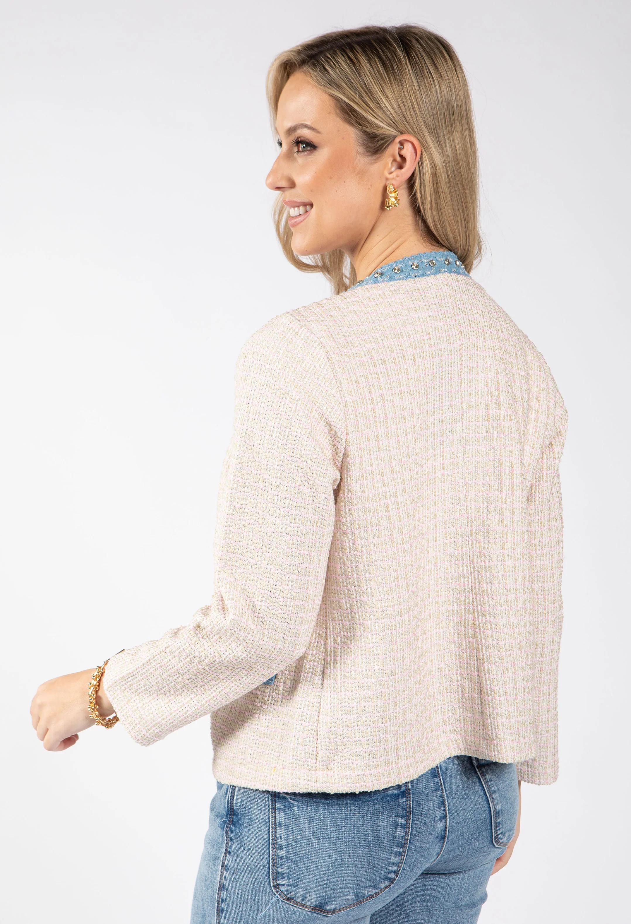 Tweed Look Jacket - Image 4