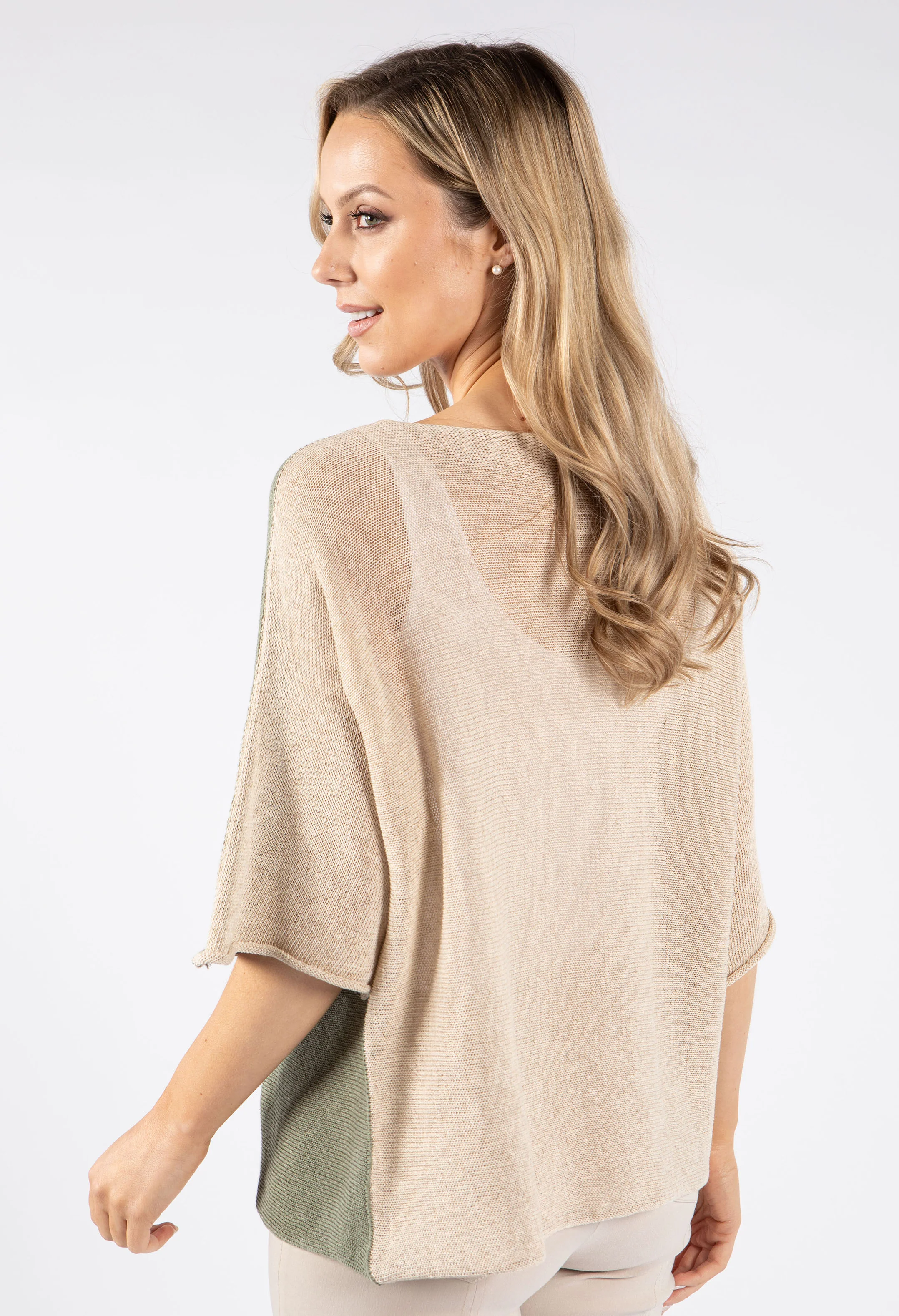 Two Tone Knit Jumper - Image 10