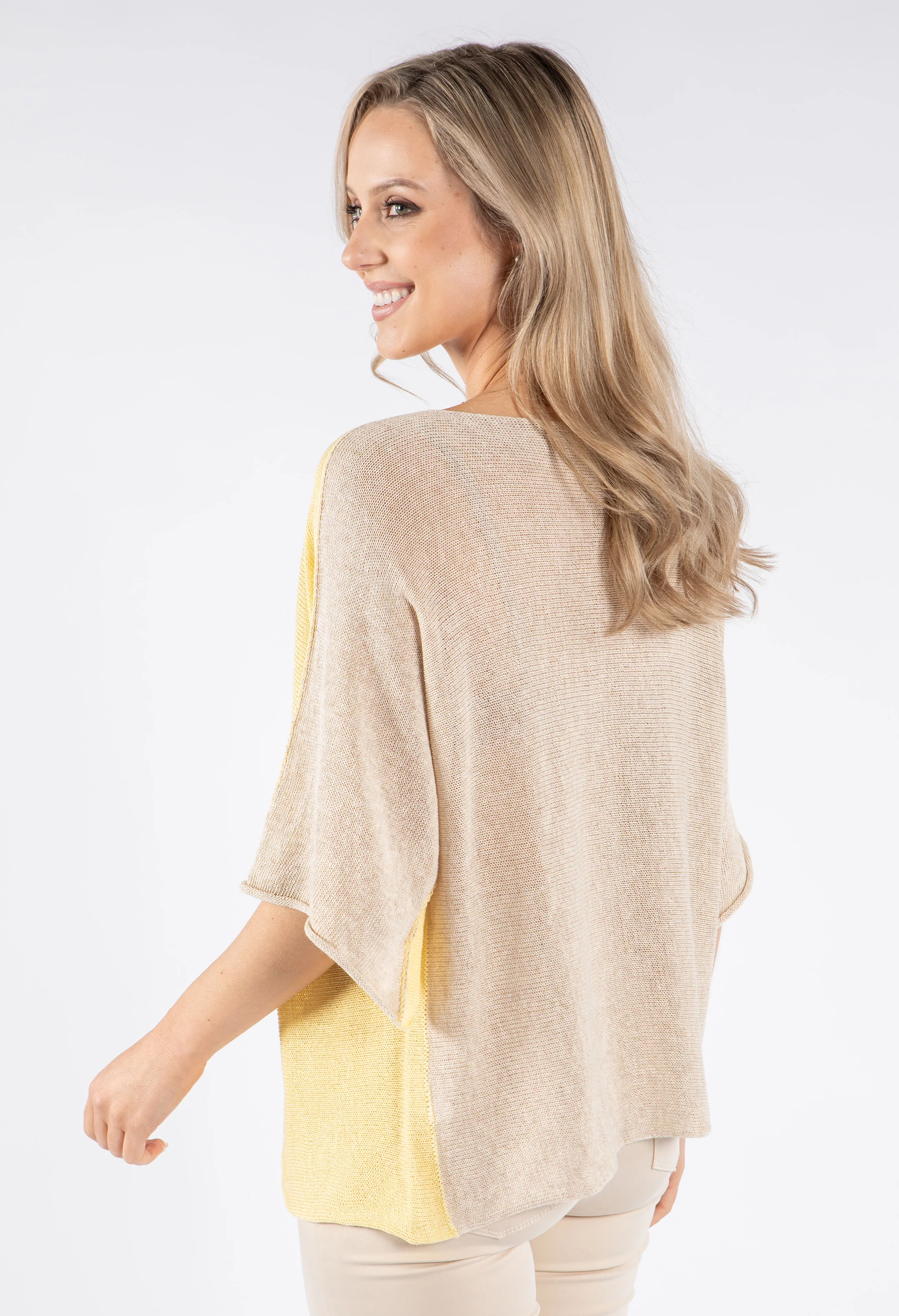 Two Tone Knit Jumper - Image 14