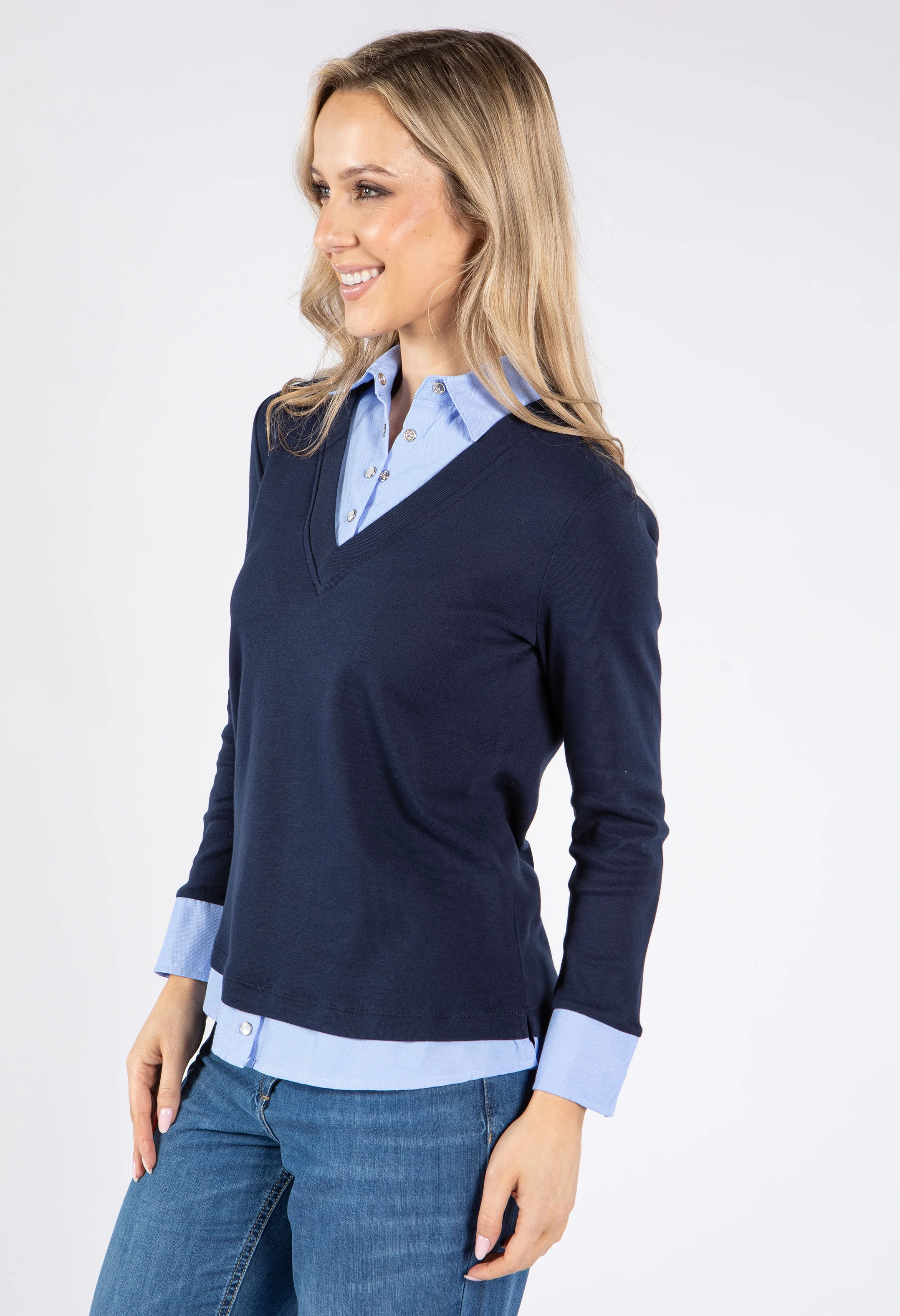 Two in One Detailed Shirt - Image 2