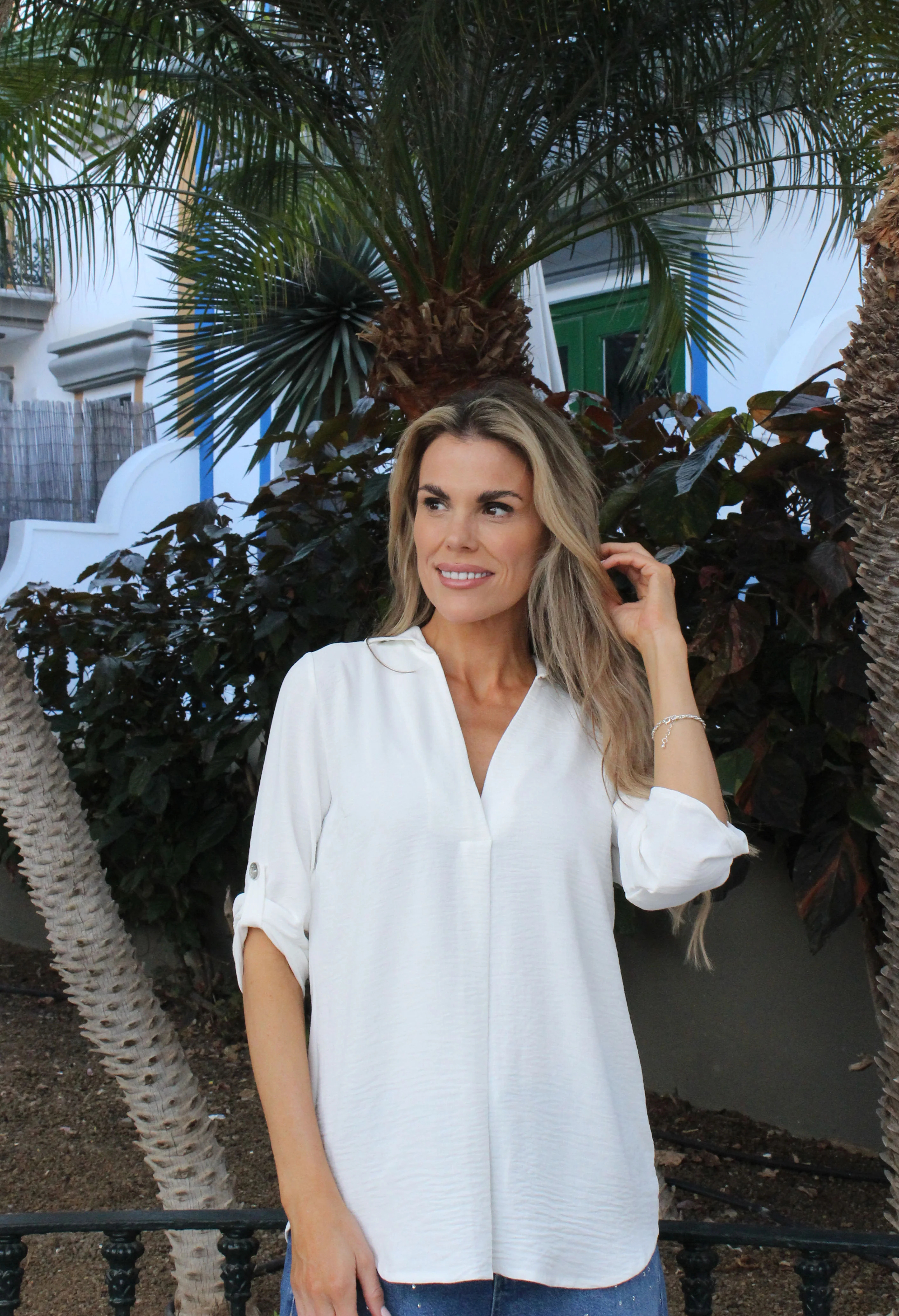 V Neck Blouse - Image 3