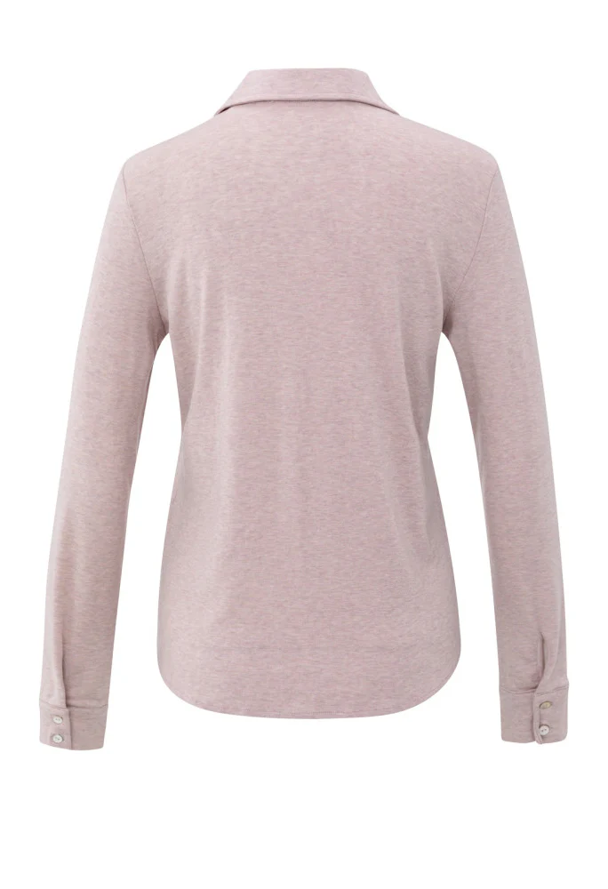 V-Neck Jersey Blouse - Image 6