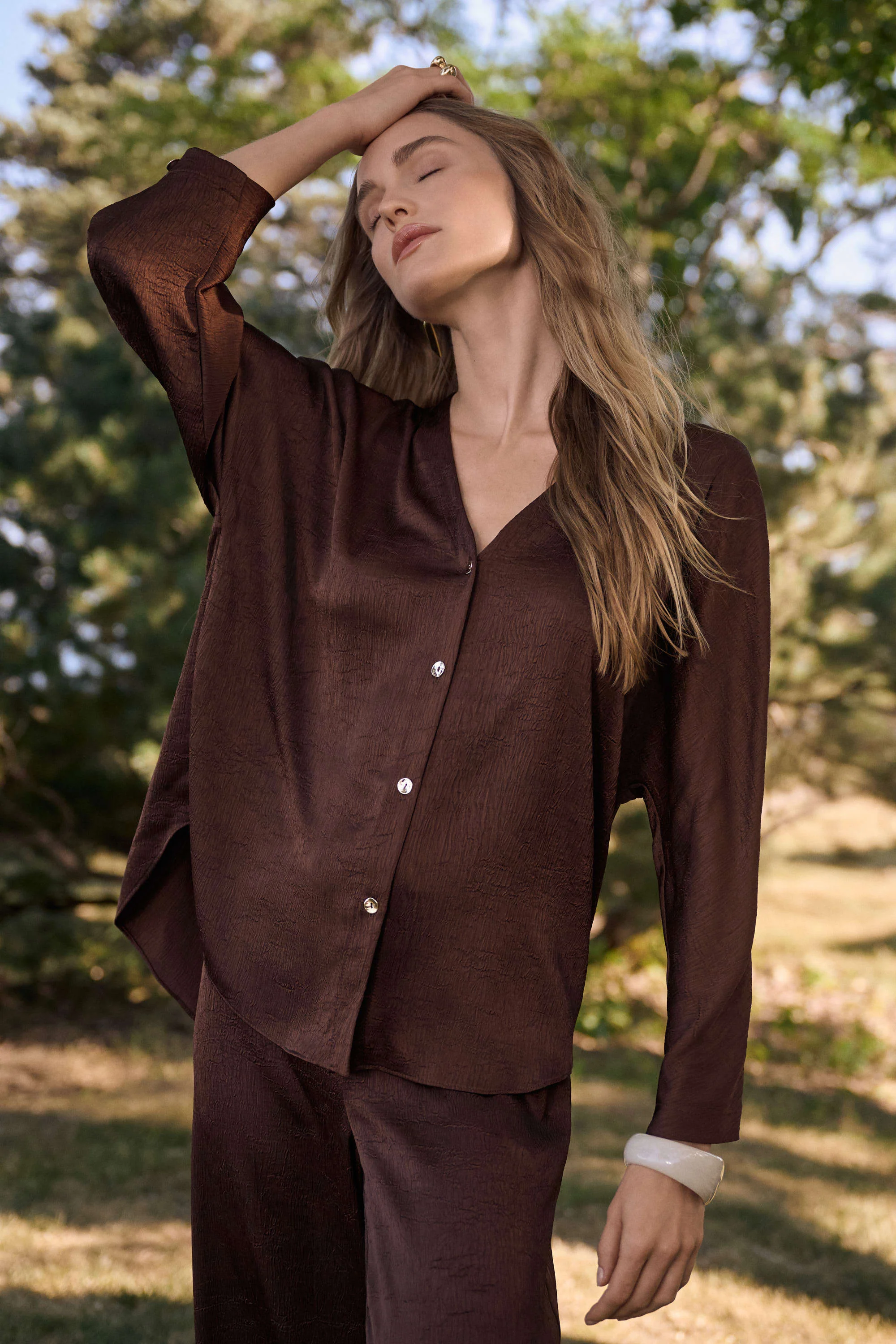 V-neck Relaxed Fit Shirt