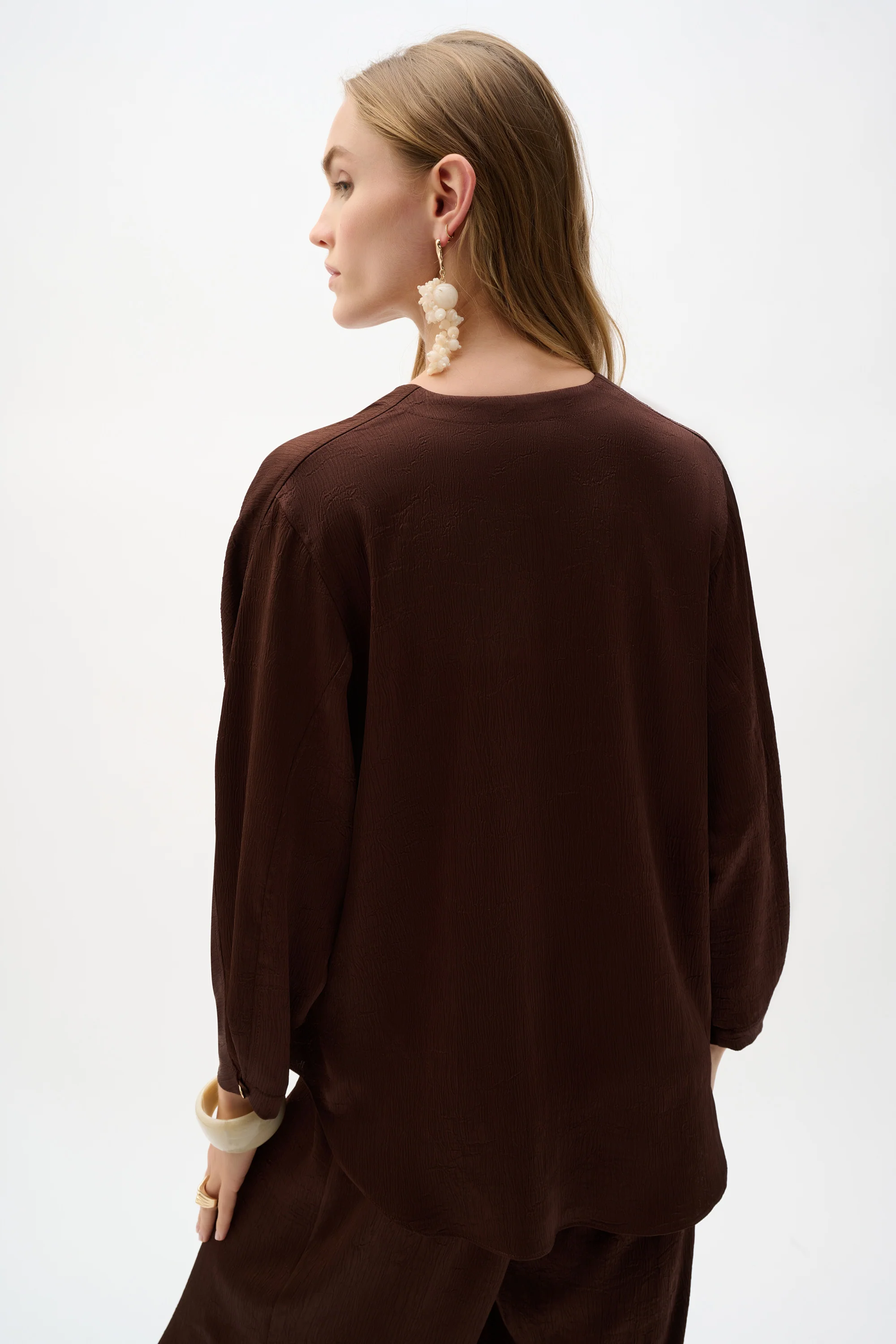 V-neck Relaxed Fit Shirt - Image 5