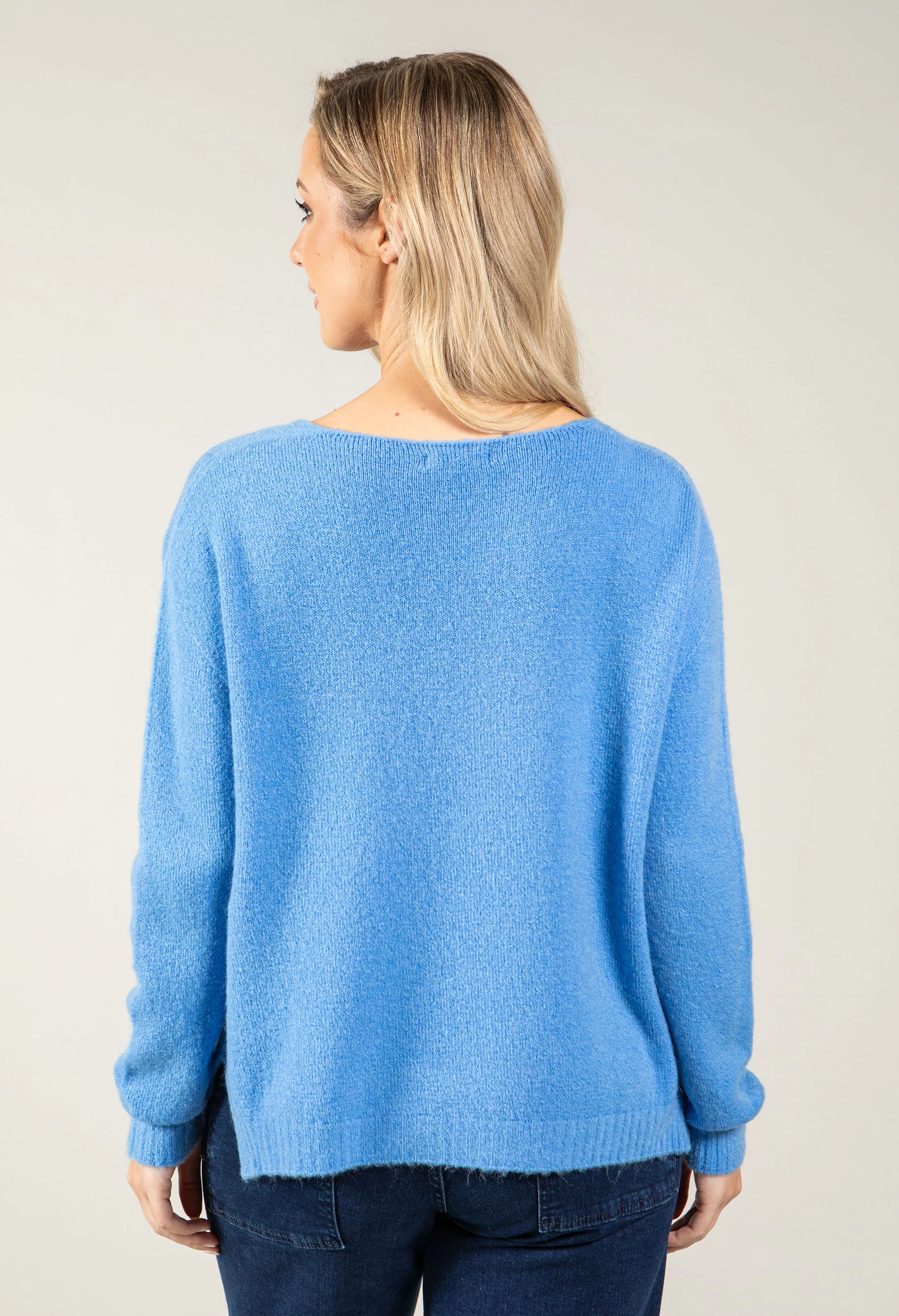 V-Neck Soft Touch Jumper - Image 12