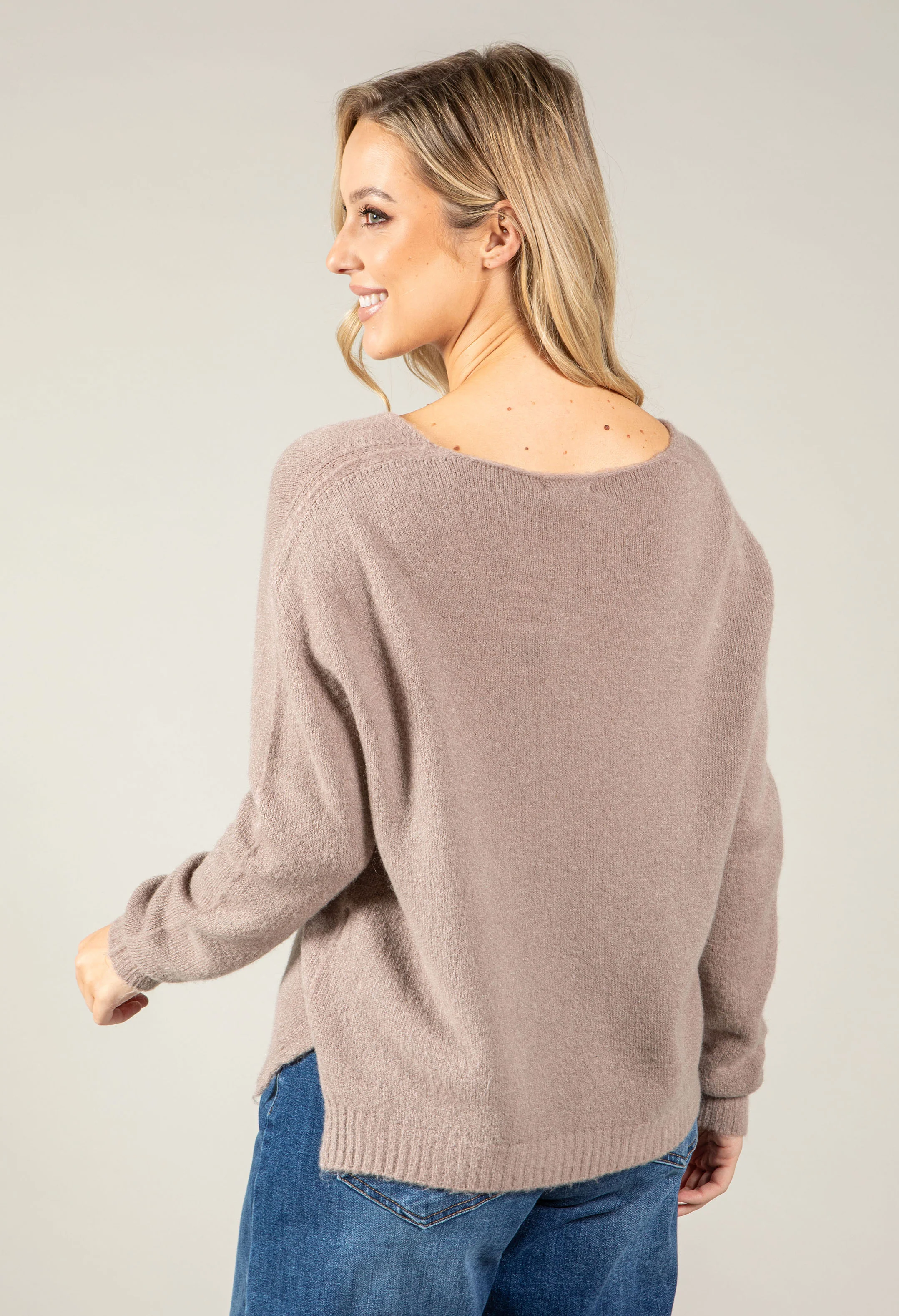 V-Neck Soft Touch Jumper - Image 16