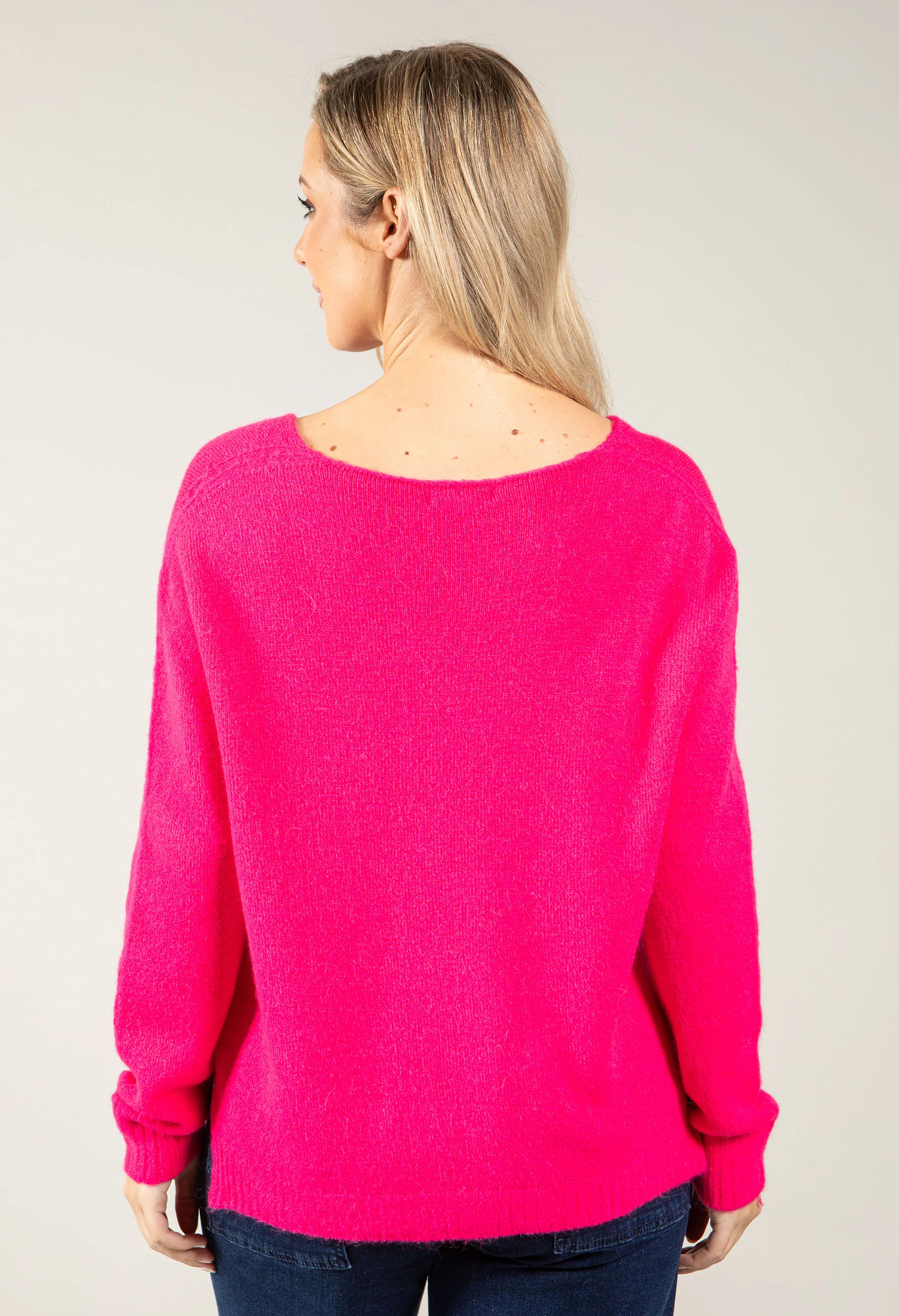 V-Neck Soft Touch Jumper - Image 8