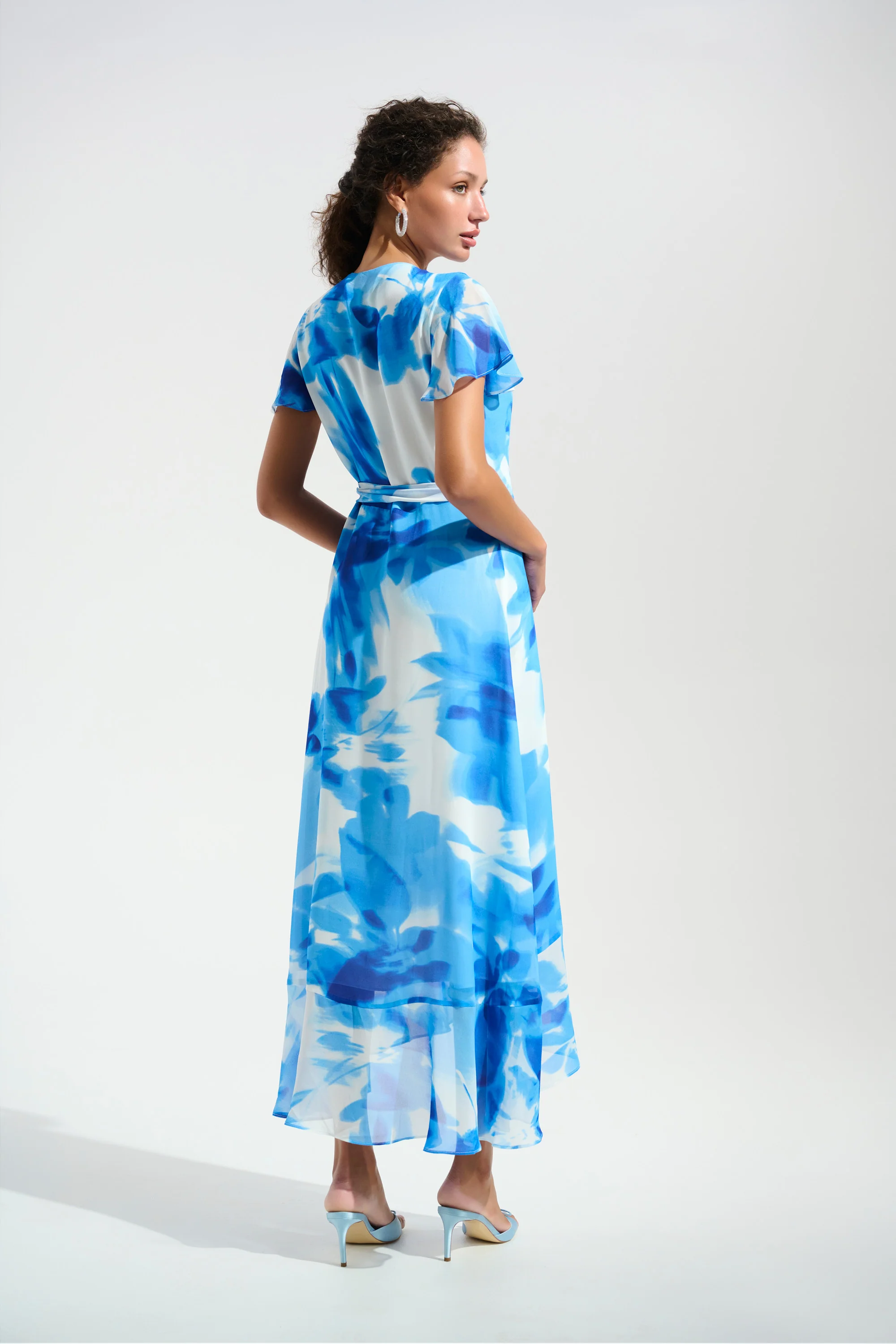 V-neck Wrap Dress - Image 2