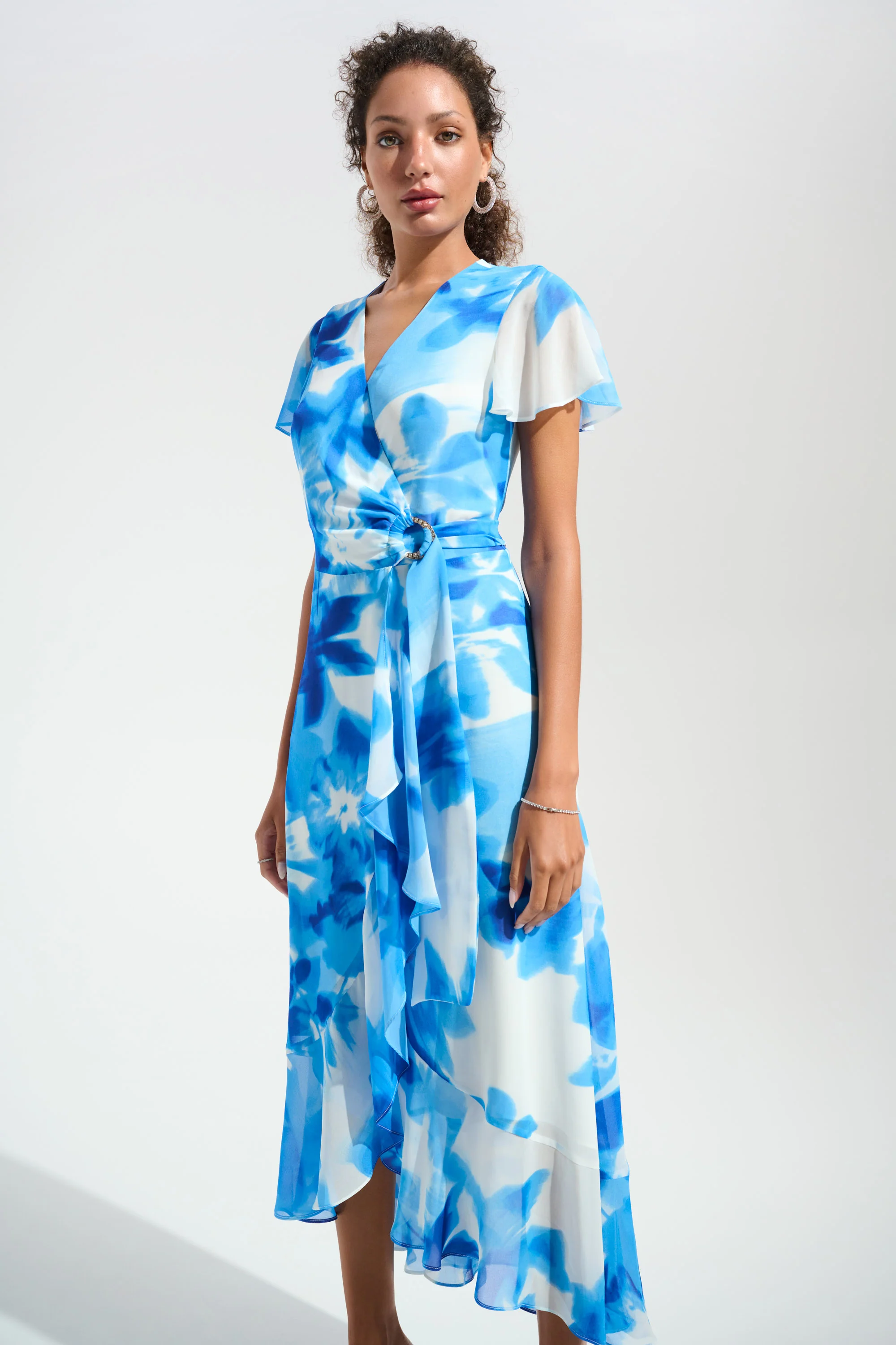V-neck Wrap Dress - Image 3