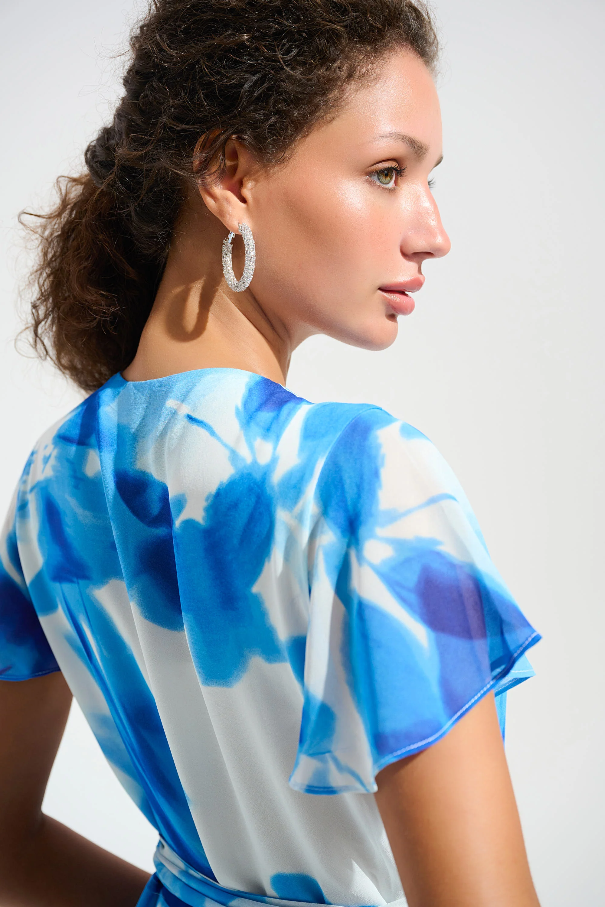 V-neck Wrap Dress - Image 4