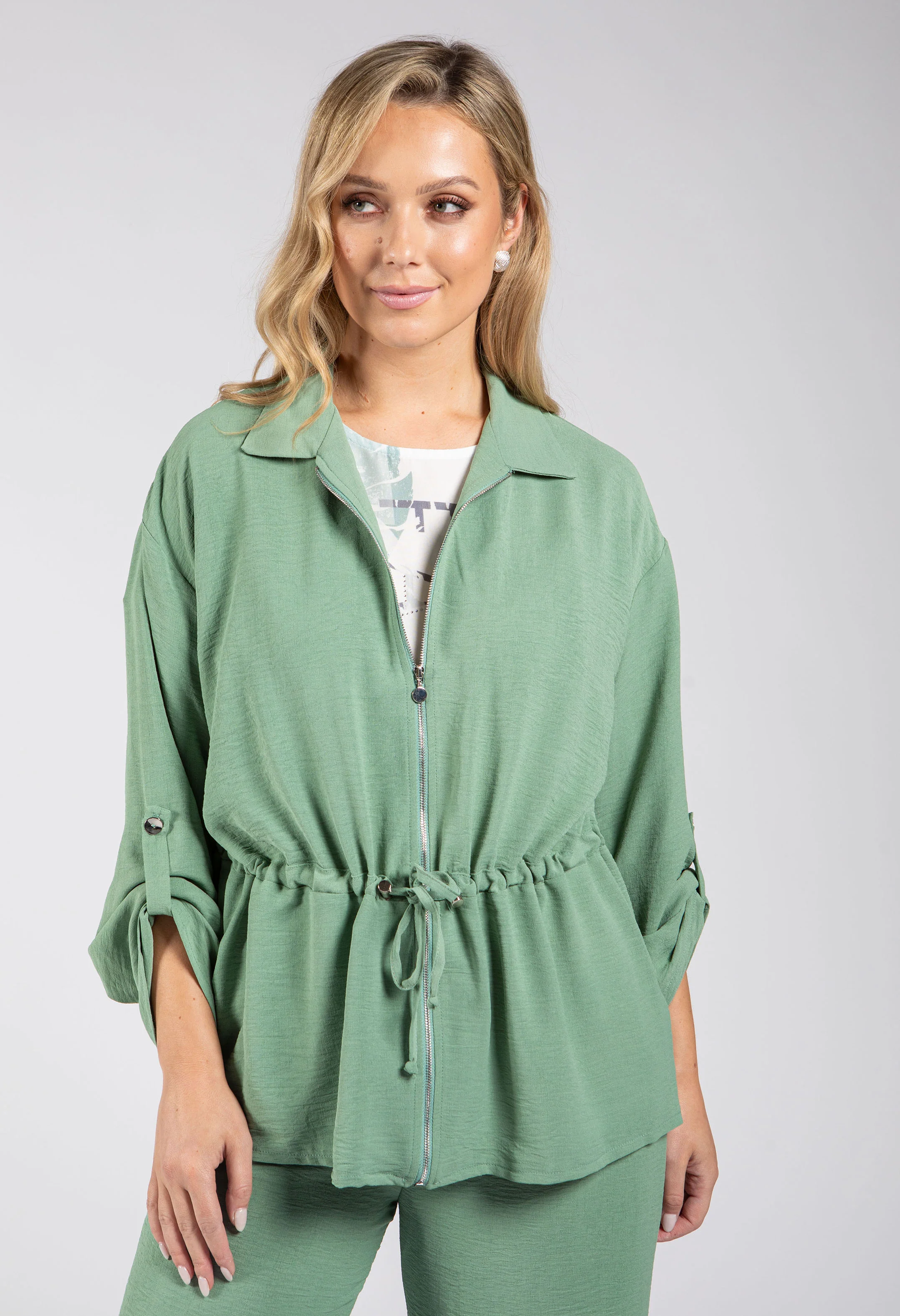 Vicha Adjustable Waist Jacket - Image 13