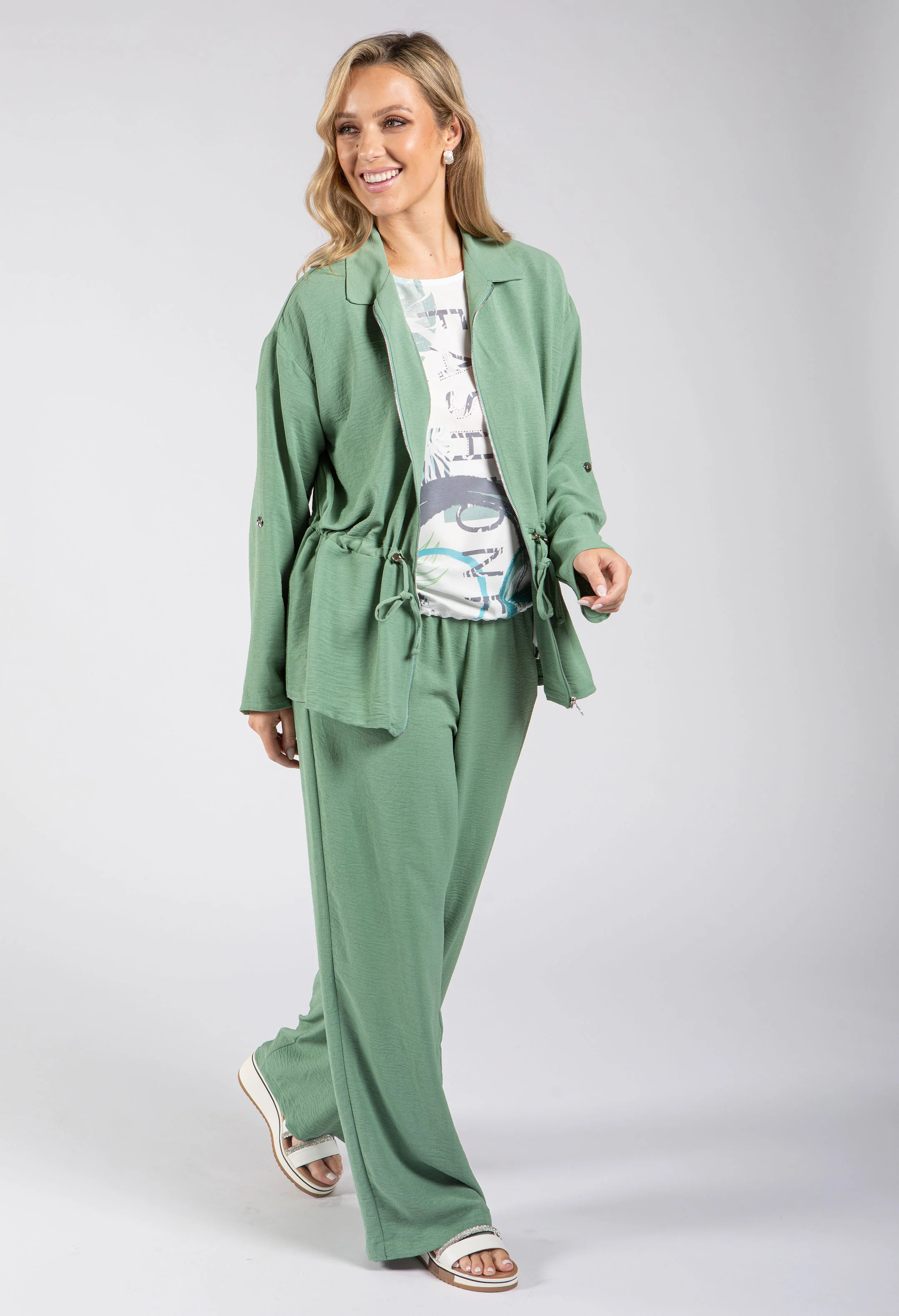 Vicha Adjustable Waist Jacket - Image 18