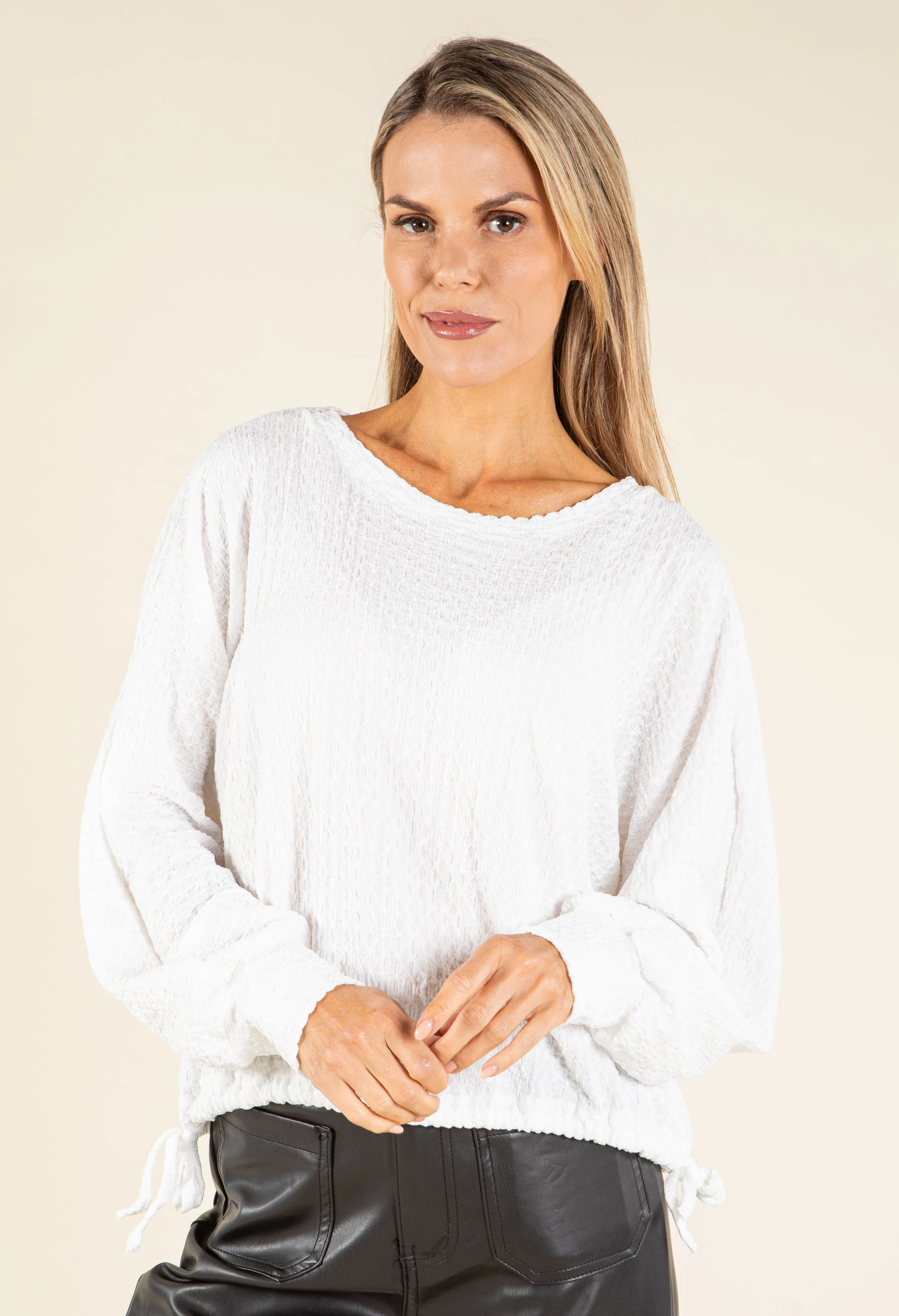 Waffle Textured Top