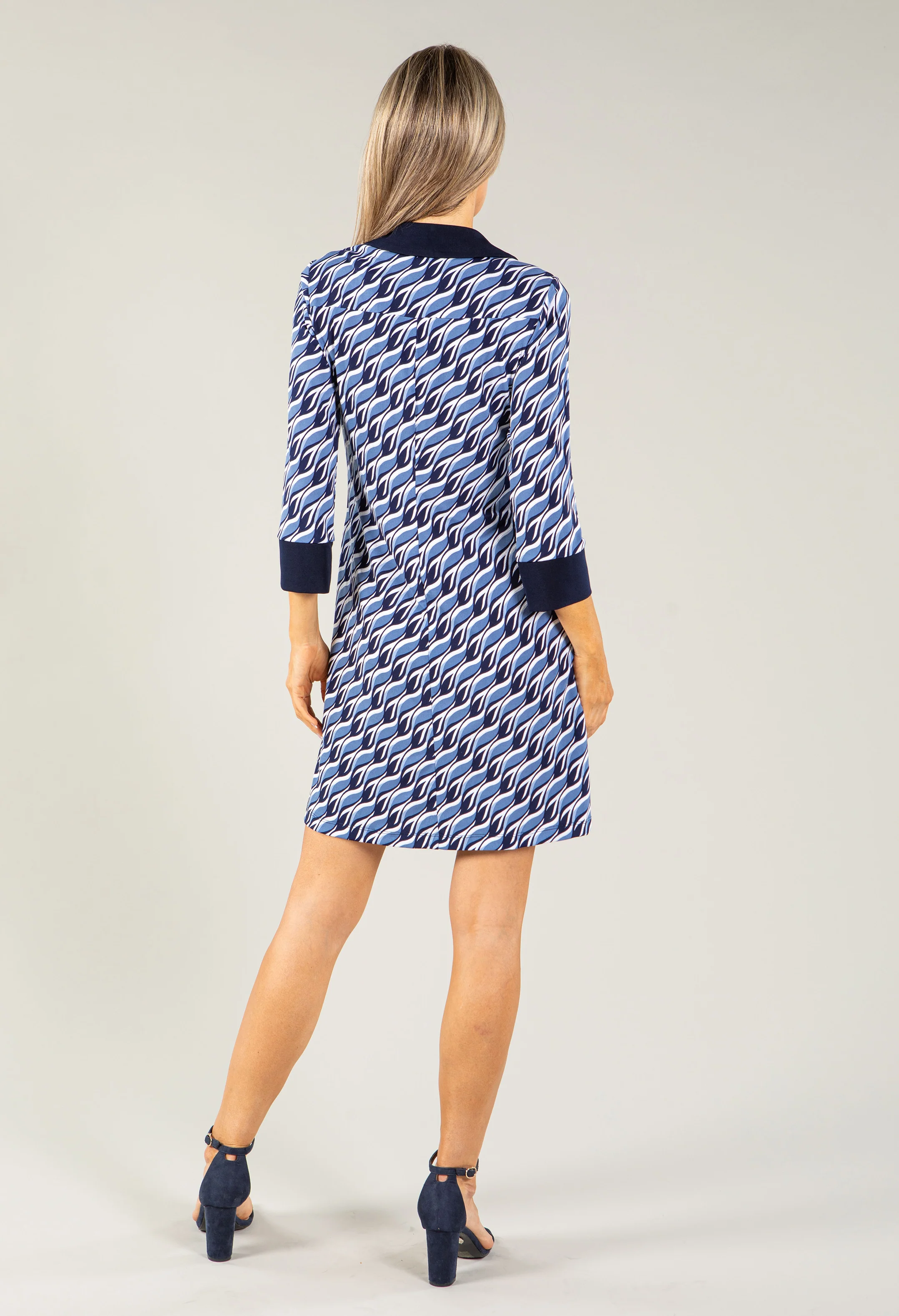 Wave Printed Dress - Image 3