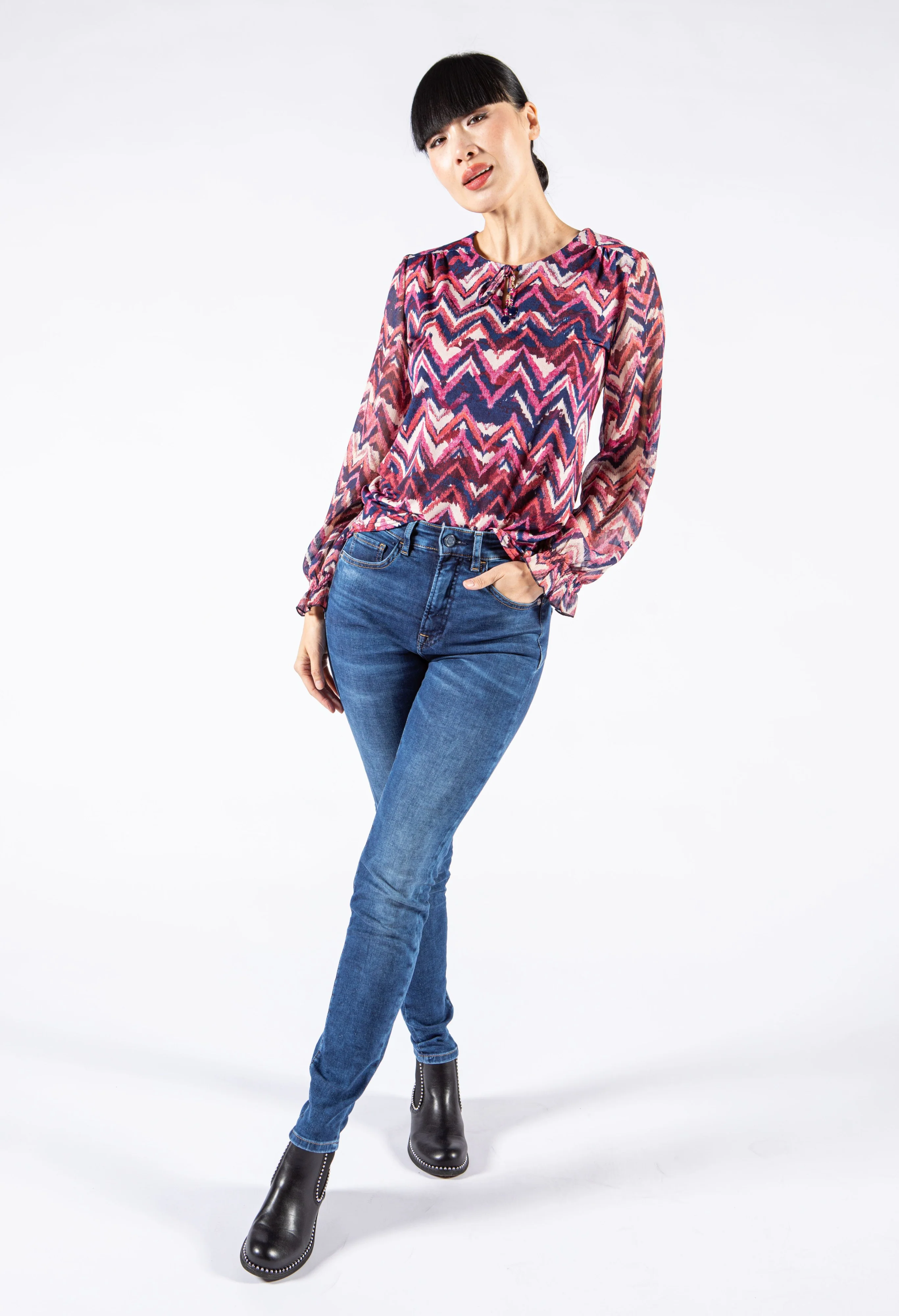 Wave Printed Top - Image 5