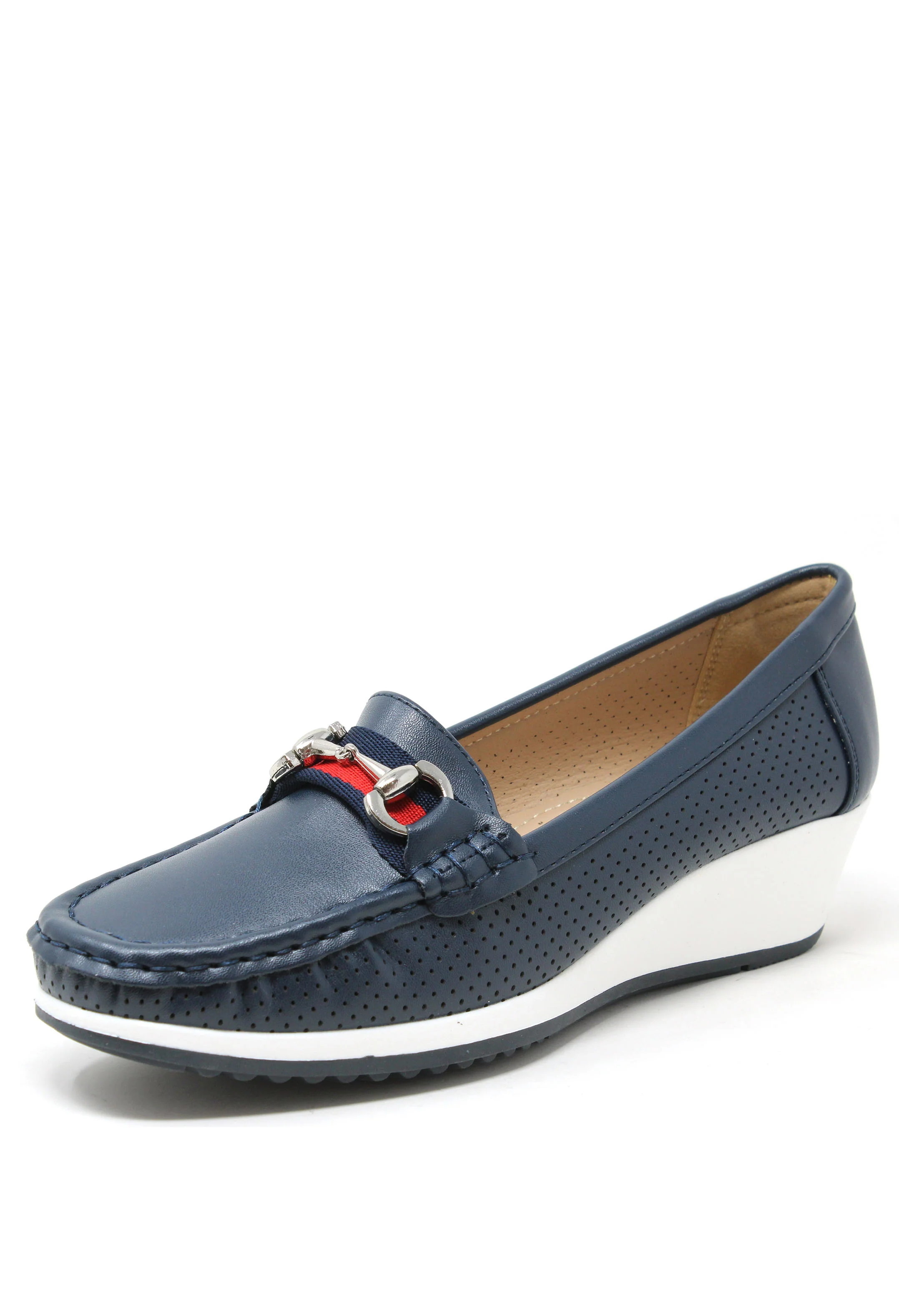 Wedge Laser Cut Loafer - Image 3