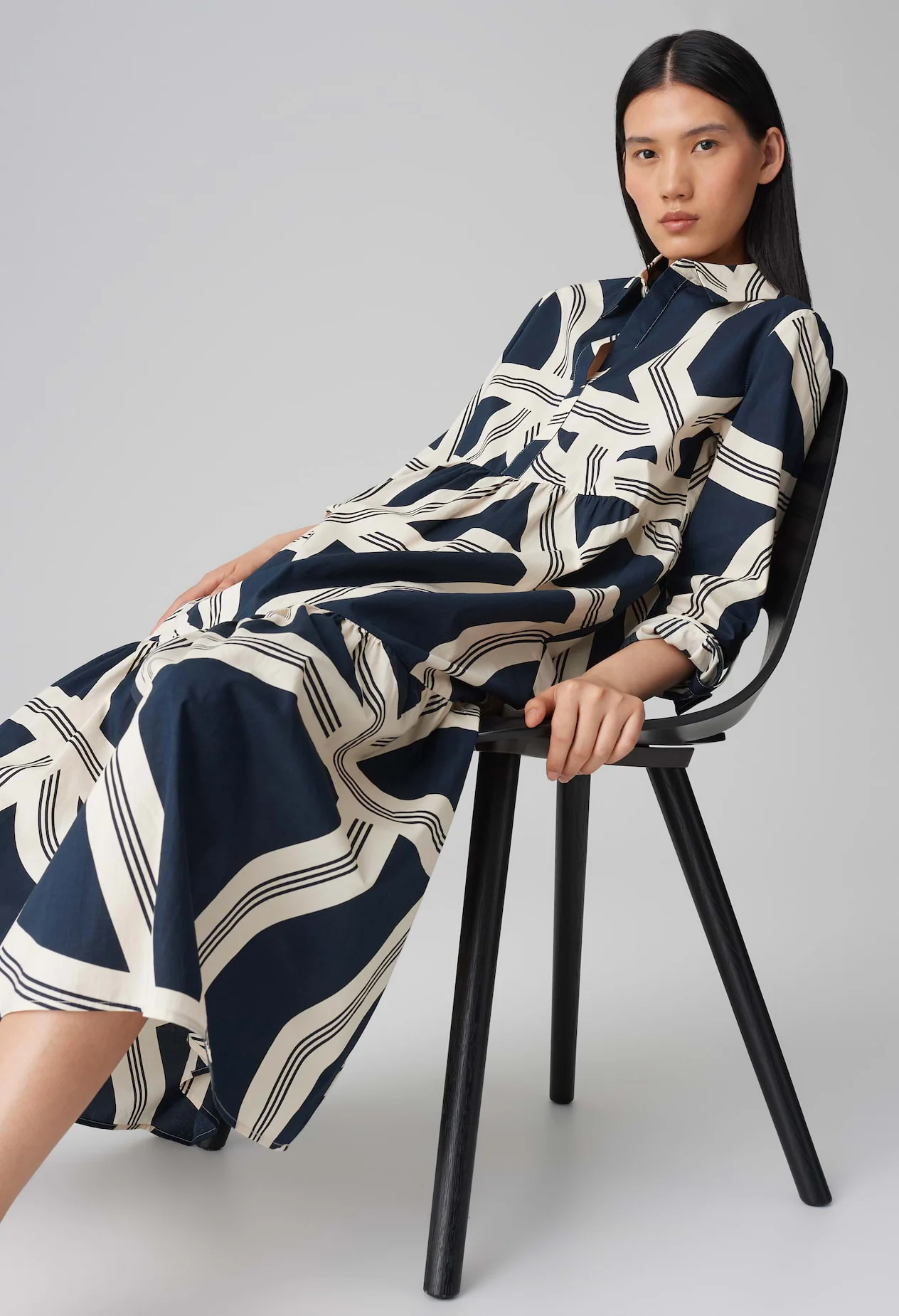 Werano Lane Printed Midi Dress