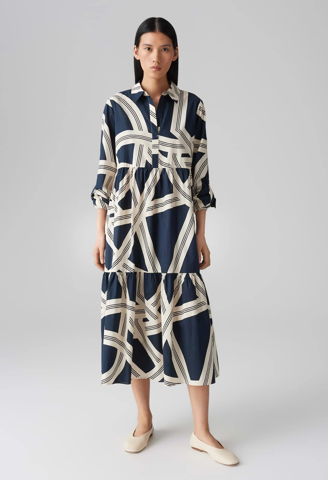 Werano Lane Printed Midi Dress - Image 2