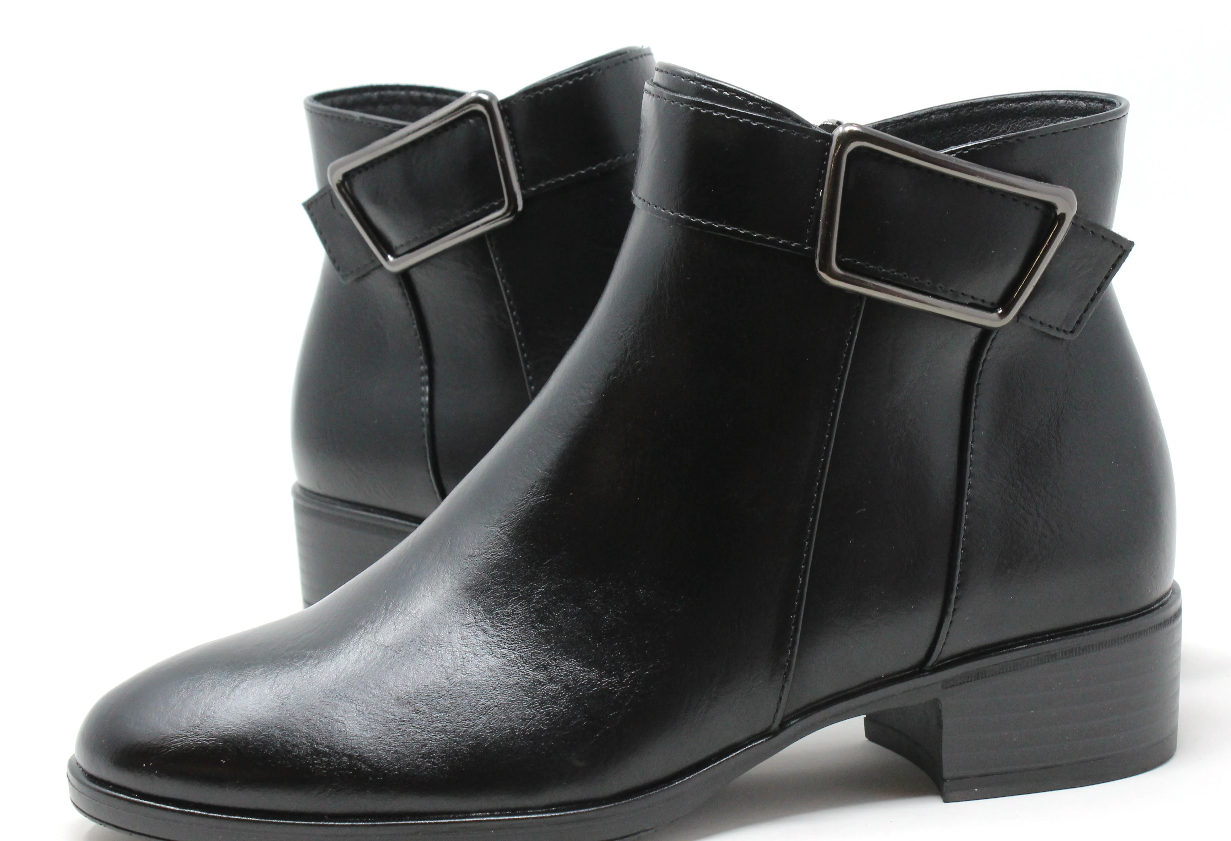 Wide Buckle Ankle Boot - Image 4