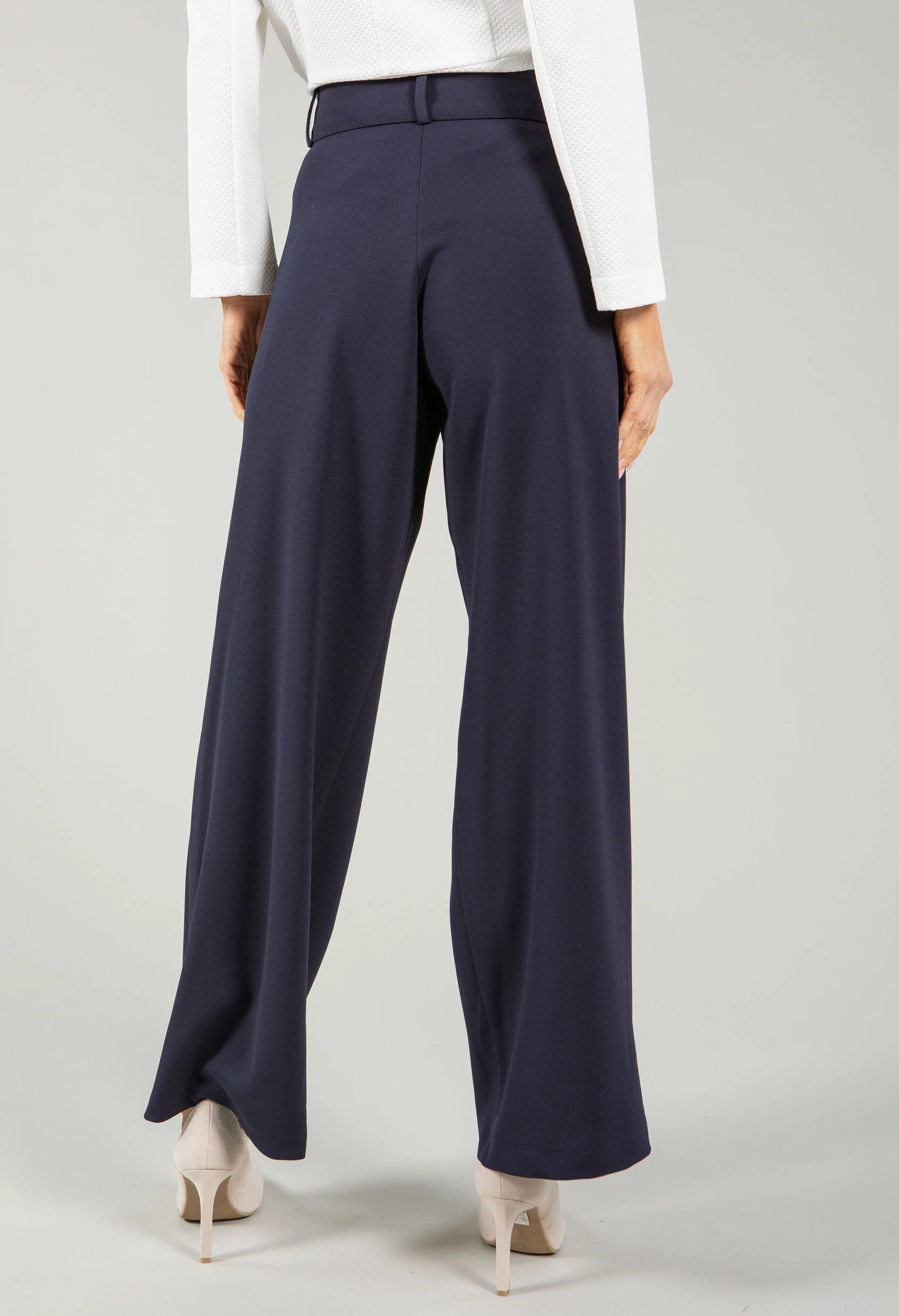 Wide Leg City Trousers - Image 7
