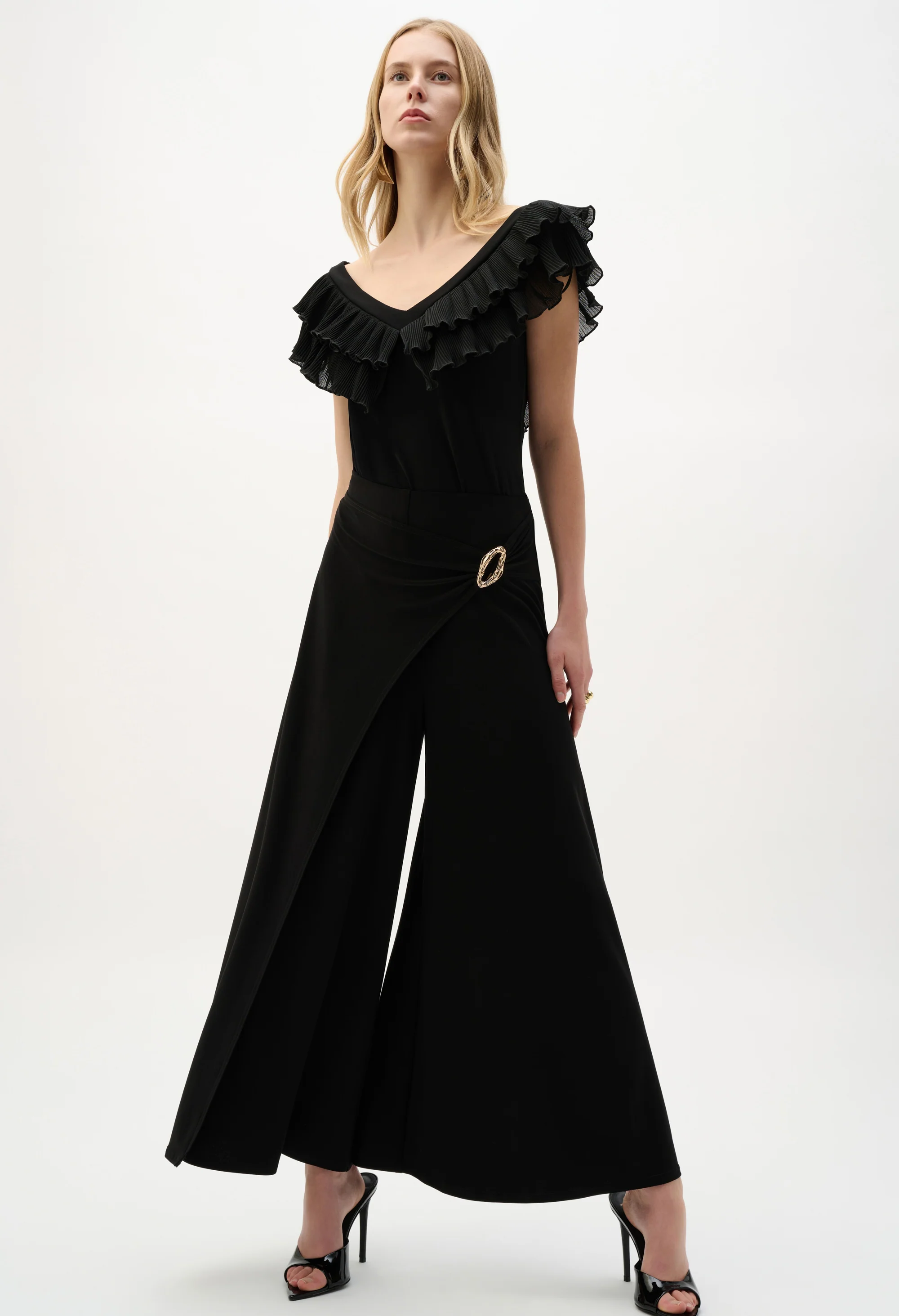 Wide-leg Formal Trousers - Image 3