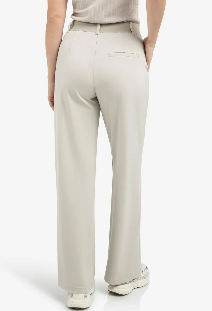 Wide Leg Jersey Trousers - Image 4