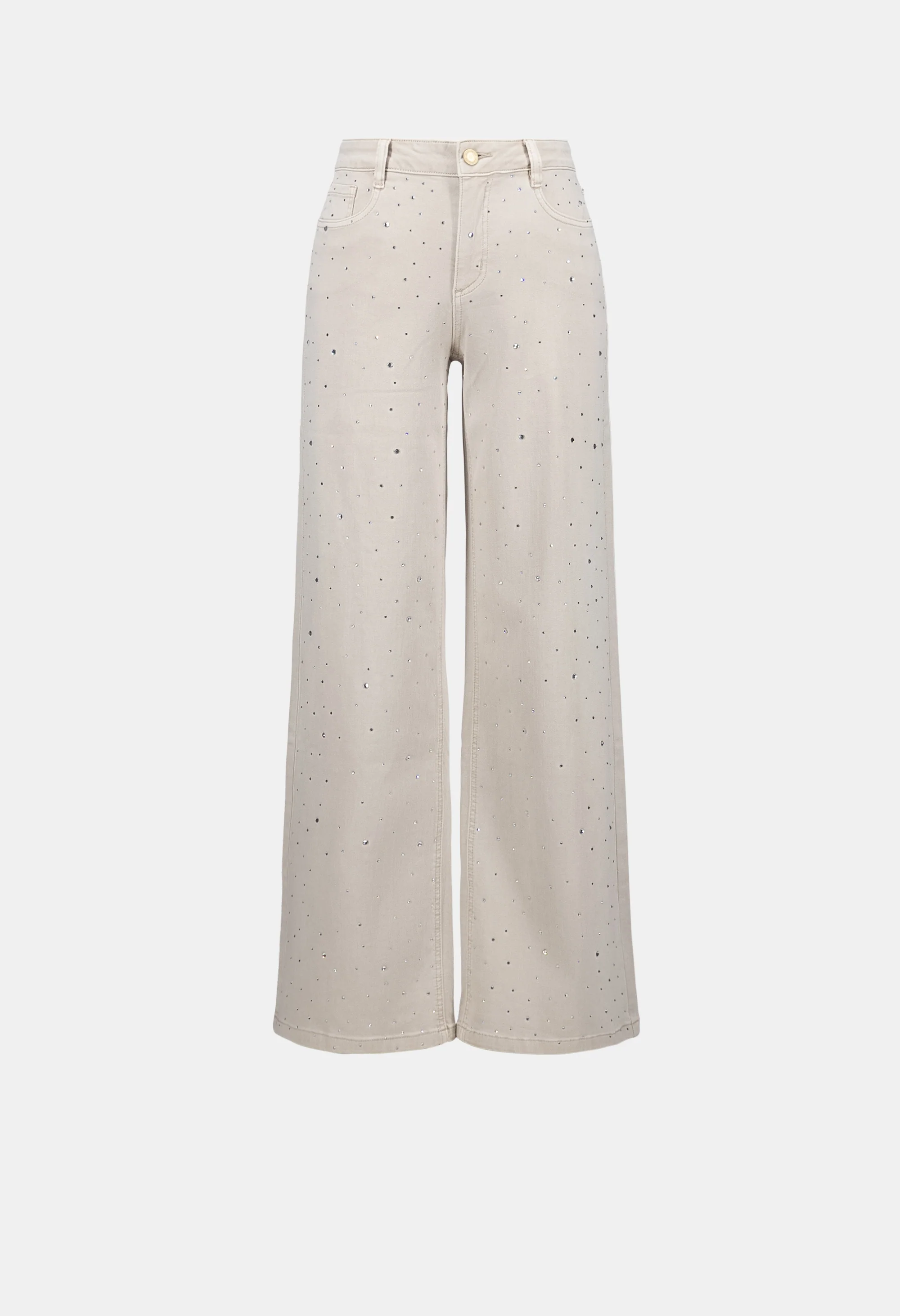 Wide Leg Jewel Embellished Trousers - Image 5