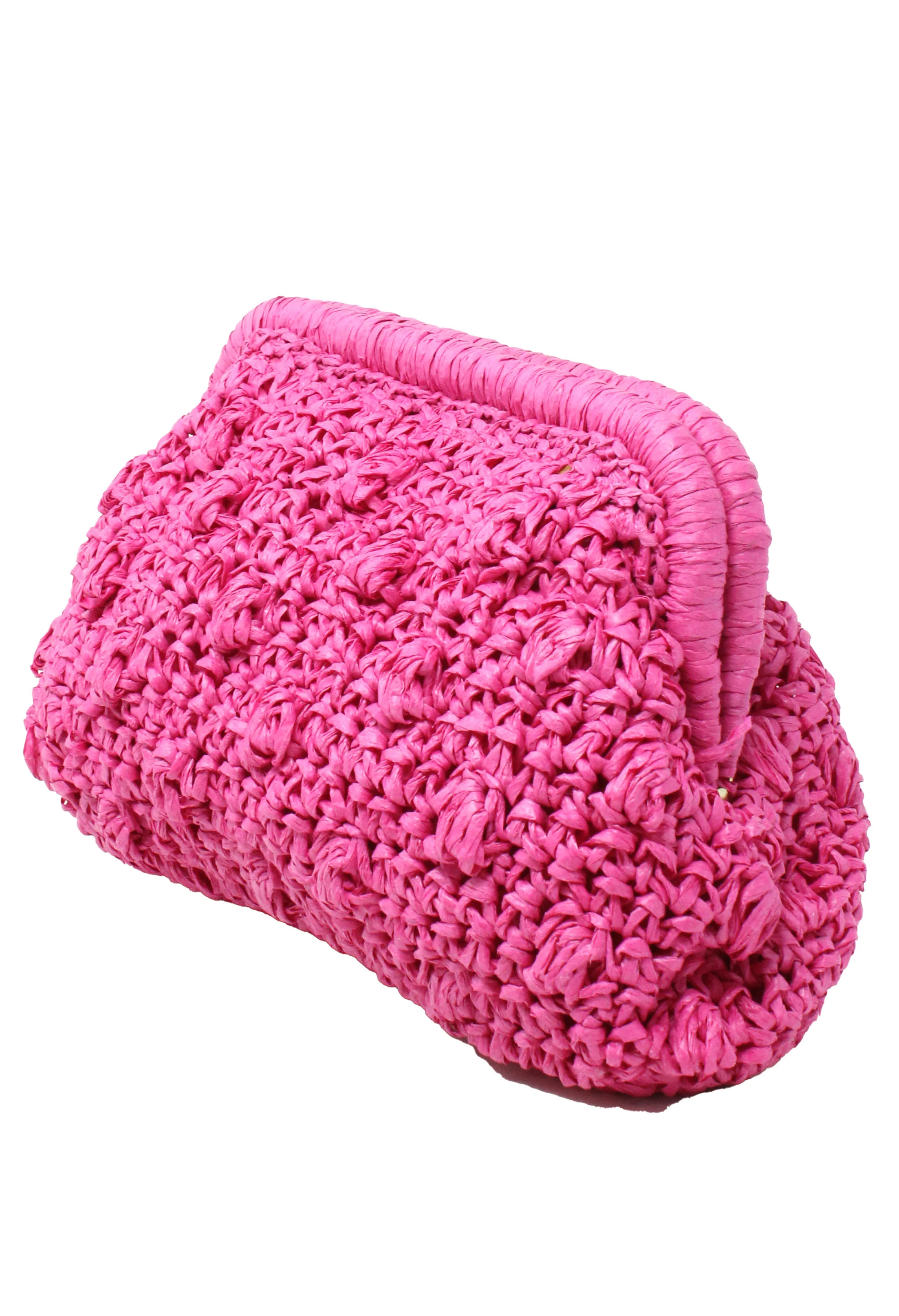Woven Straw Clutch Bag - Image 4