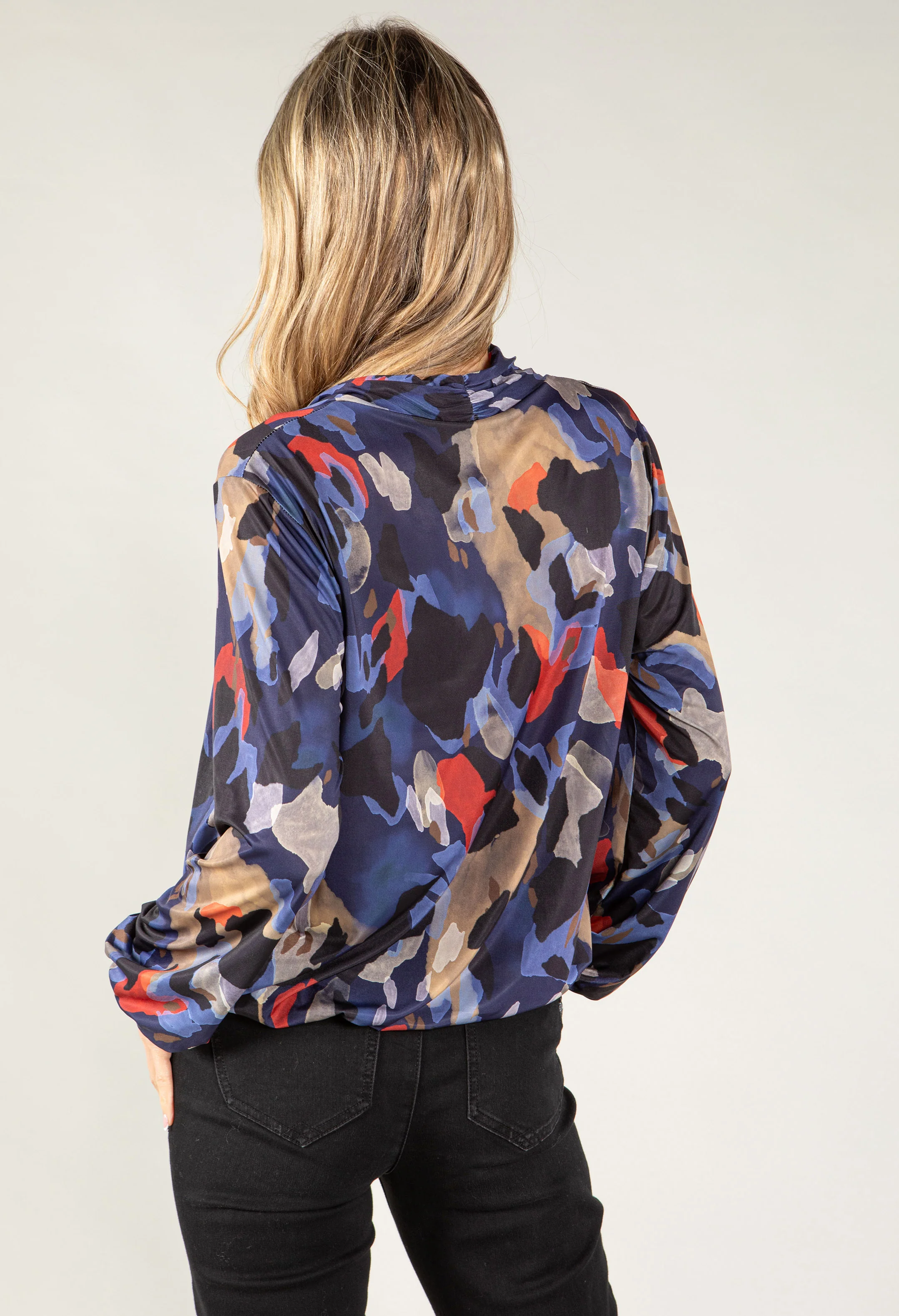 Wrap Front V Neckline Top - Image 4