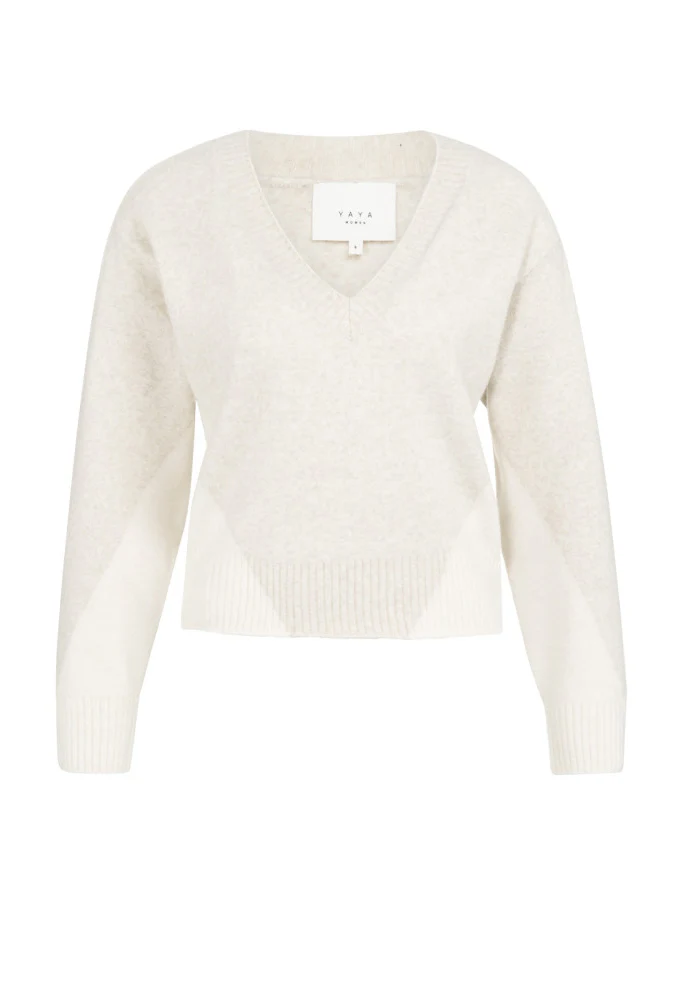 Colour Block Knit Jumper - Image 3