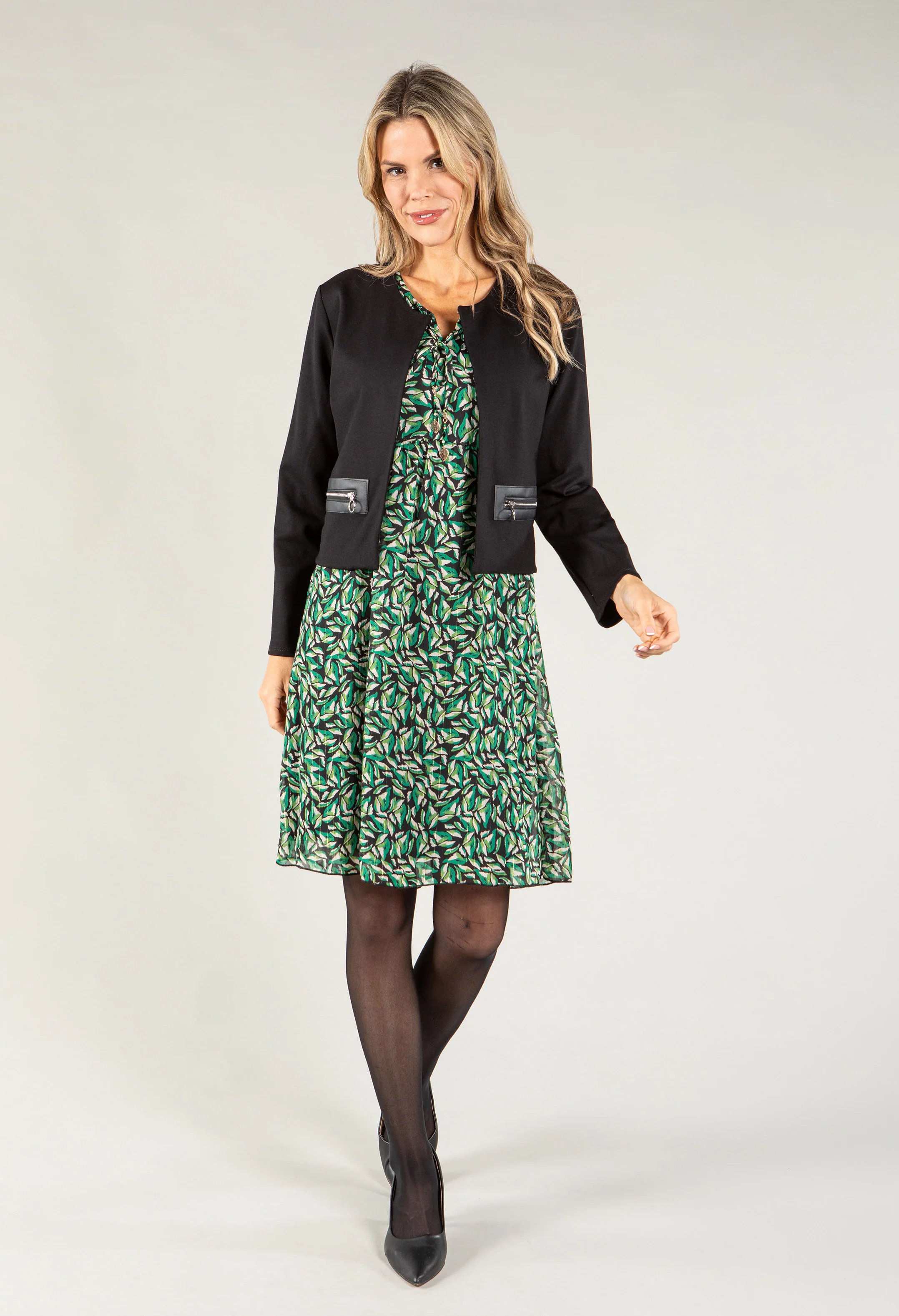 Zip Pocket Detail Jacket - Image 5