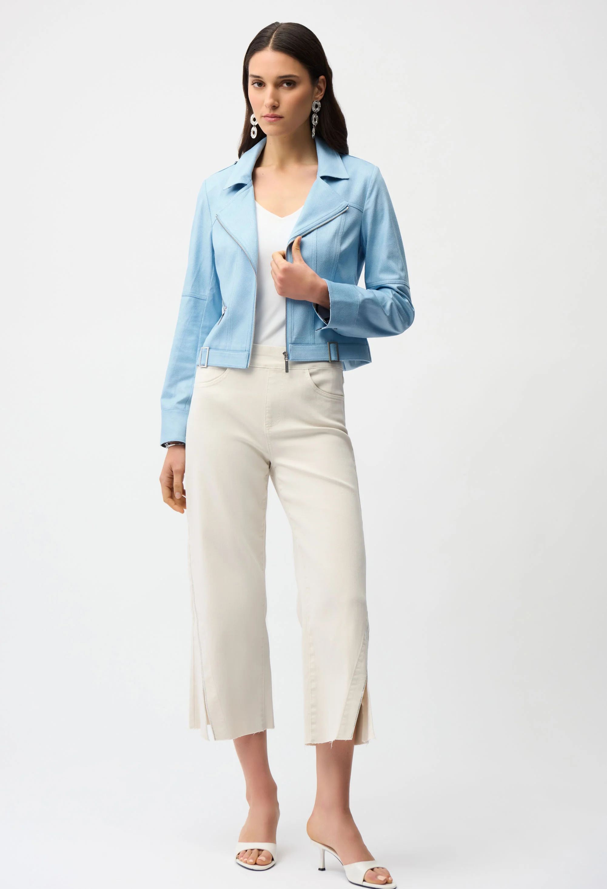 Zipper Closure Casual Jacket