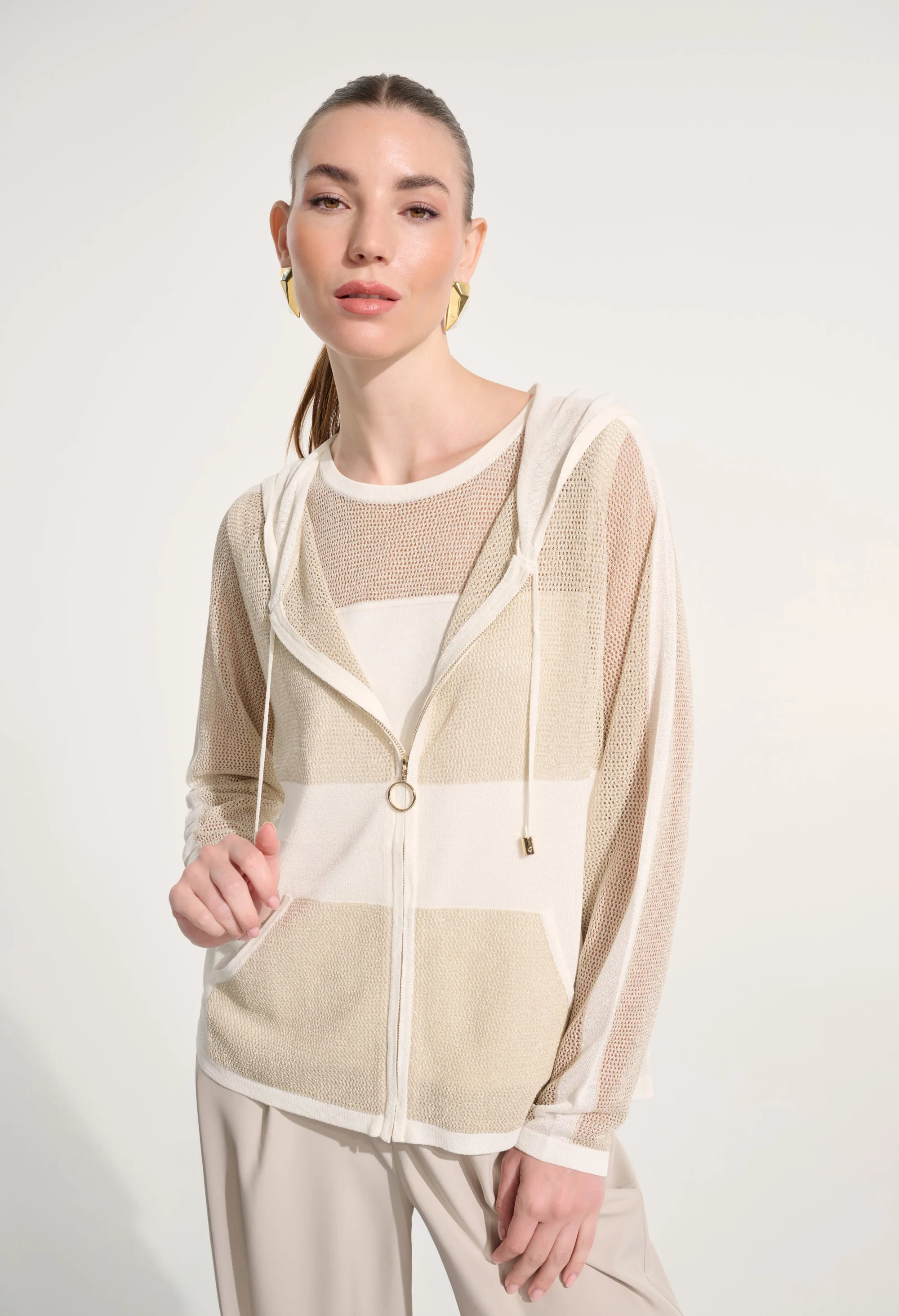 Zipper Hooded Casual Jacket