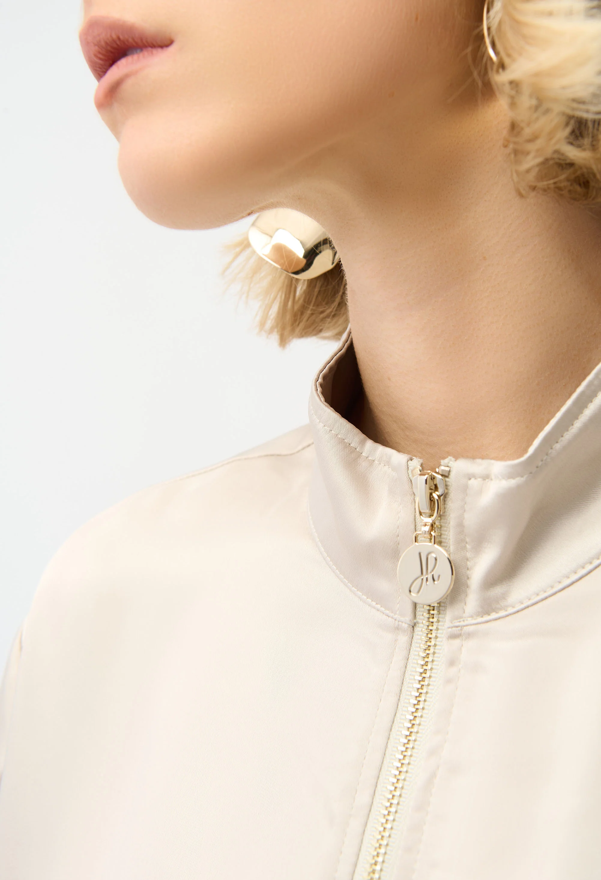 Zipper Relaxed Fit Jacket - Image 5